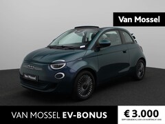 Fiat 500 C - 500e Icon 42 kWh | €22.900, - na aftrek subsidie | Cabrio | LMV | Stoel Verw. | Navi | DAB