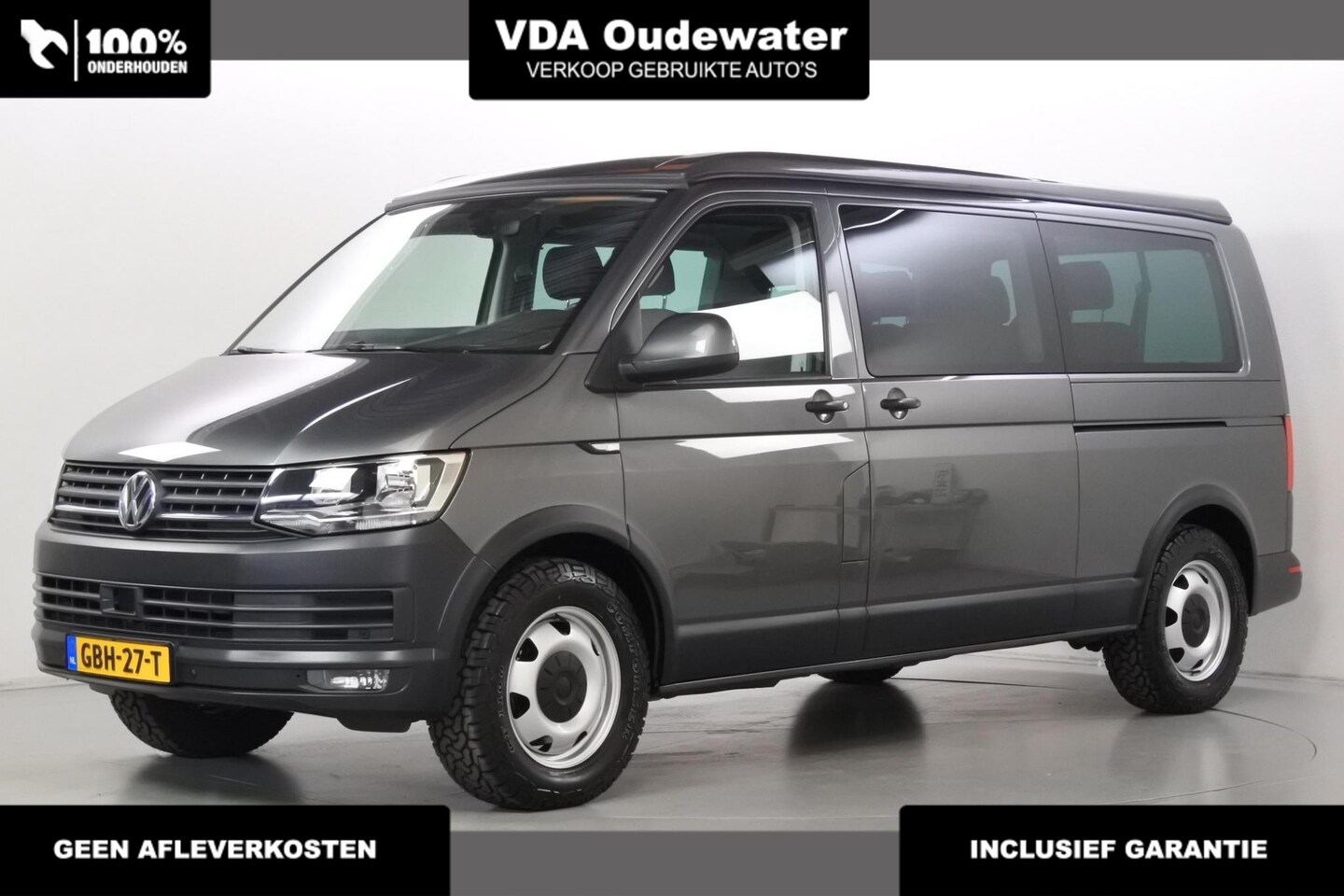 Volkswagen Transporter - 2.0 TDi DSG Camper LWB 9 zit MRB €62/mnd - AutoWereld.nl