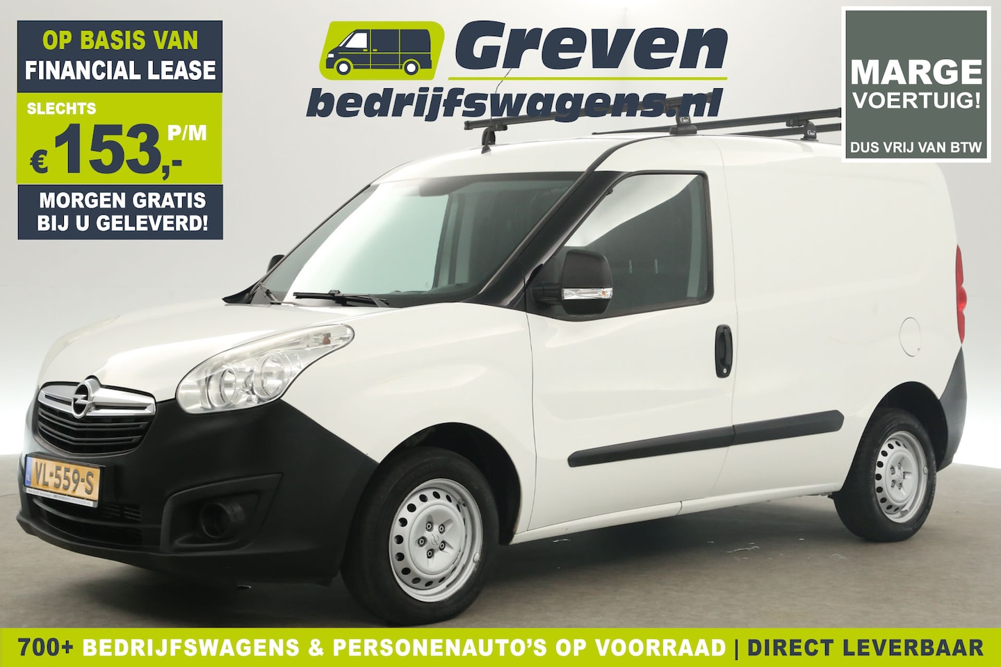 Opel Combo - 1.3 CDTi L1H1 Marge Airco Bluetooth Schuifdeur MF-Stuur Trekhaak - AutoWereld.nl