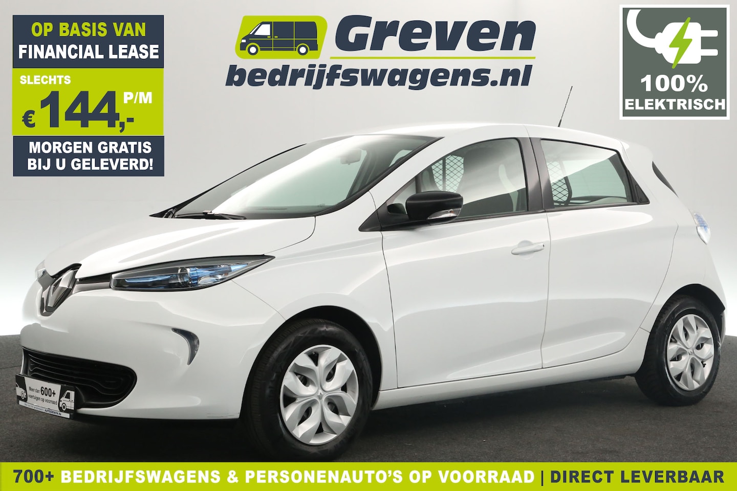 Renault Zoe - Cargo 40Kwh Huur-Accu Met 2000,- subsidie | Elektrisch Automaat | 2 Persoons | Airco Cruis - AutoWereld.nl