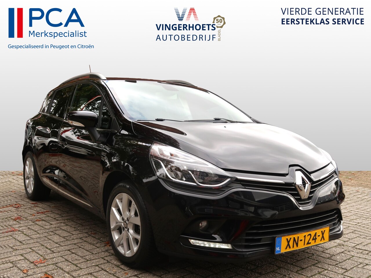 Renault Clio Estate - Limited Edition 0.9 TCe Benzine 90 Pk. * Navigatie * L.M. Velgen * Zwart * Keyless Start B - AutoWereld.nl