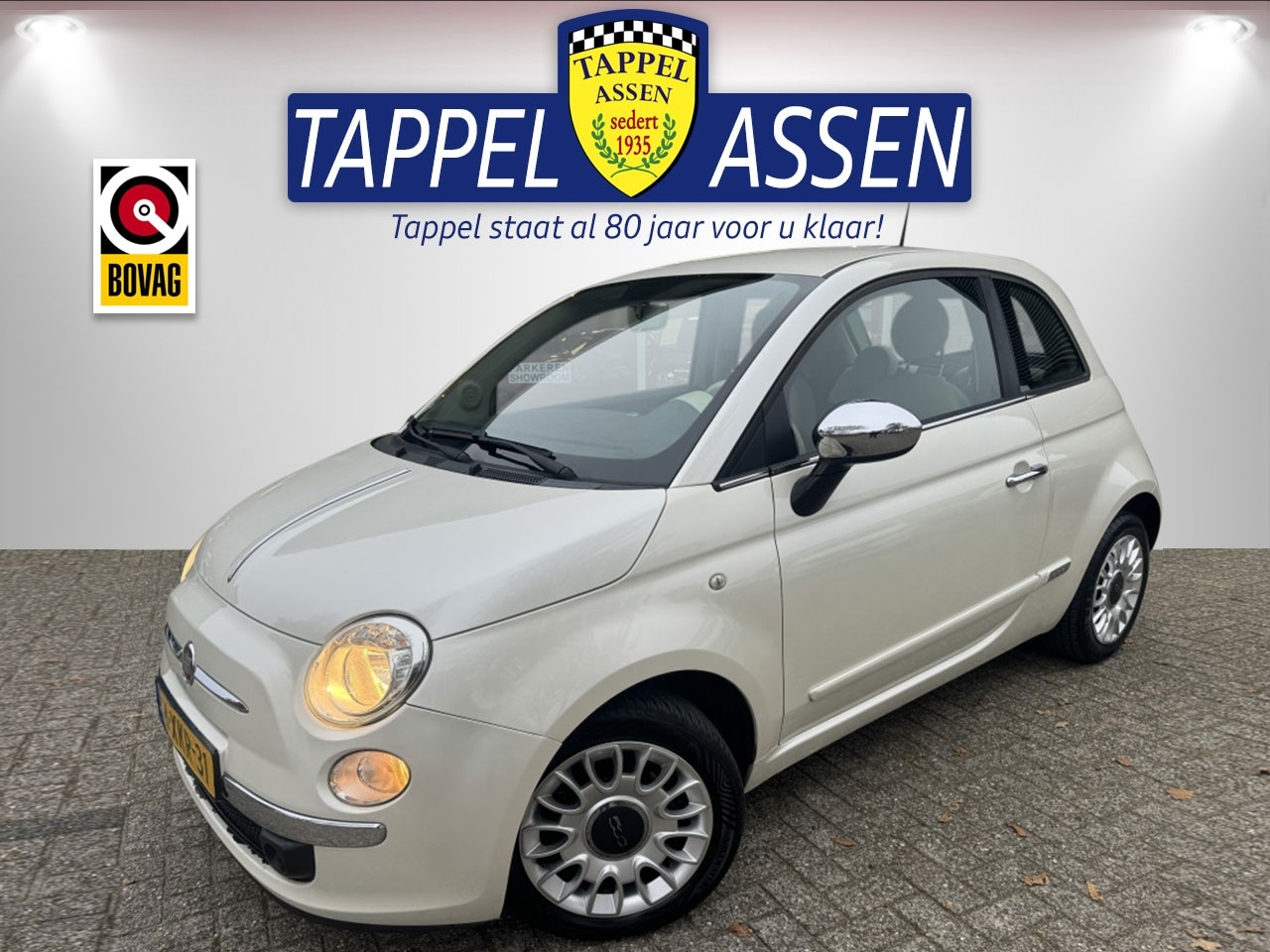 Fiat 500 - 0.9 TwinAir T Easy 85 PK/ Airco/ L.M. - AutoWereld.nl