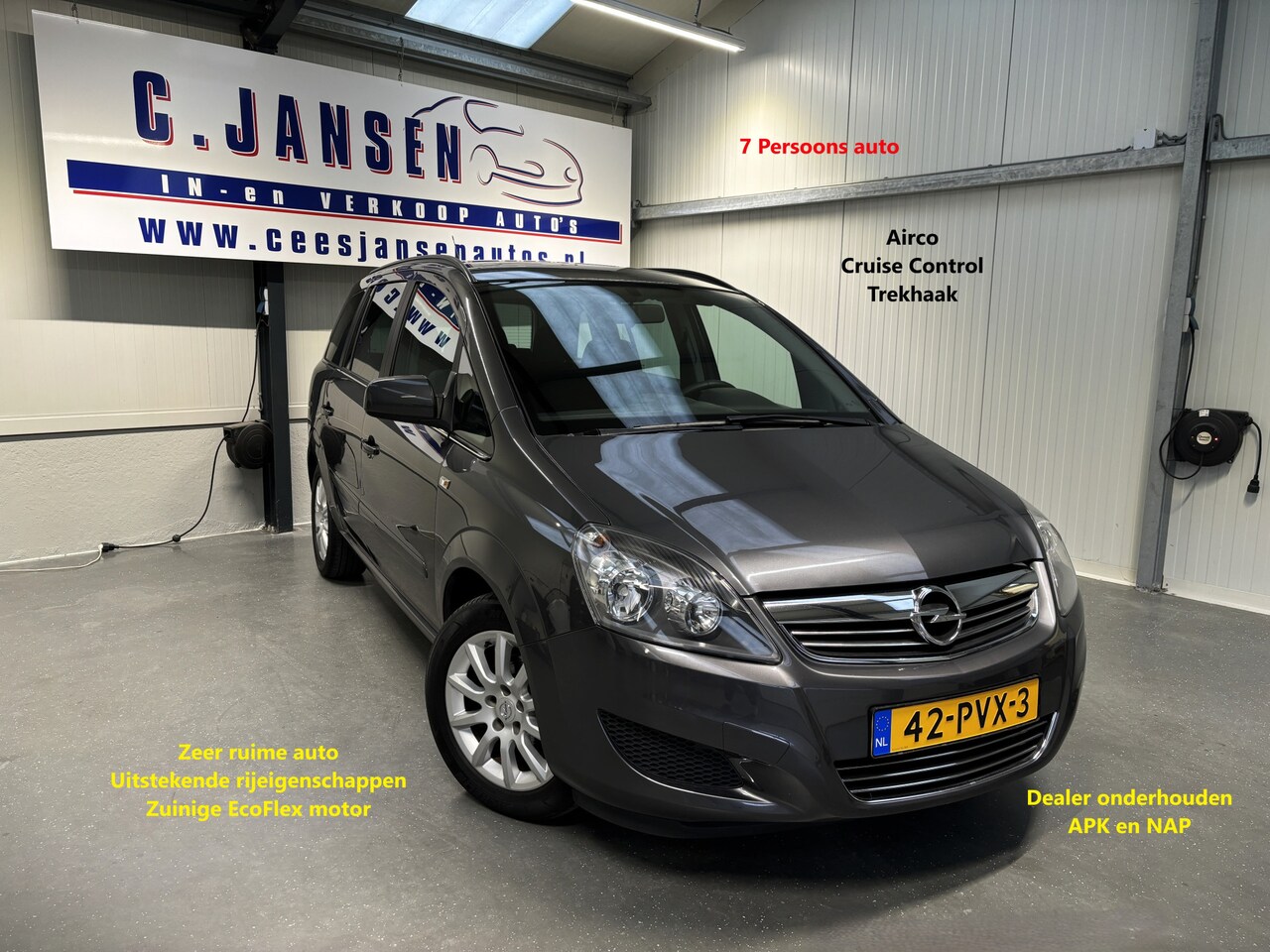 Opel Zafira - 1.6 Edition KEURIGE AUTO !!! - AutoWereld.nl