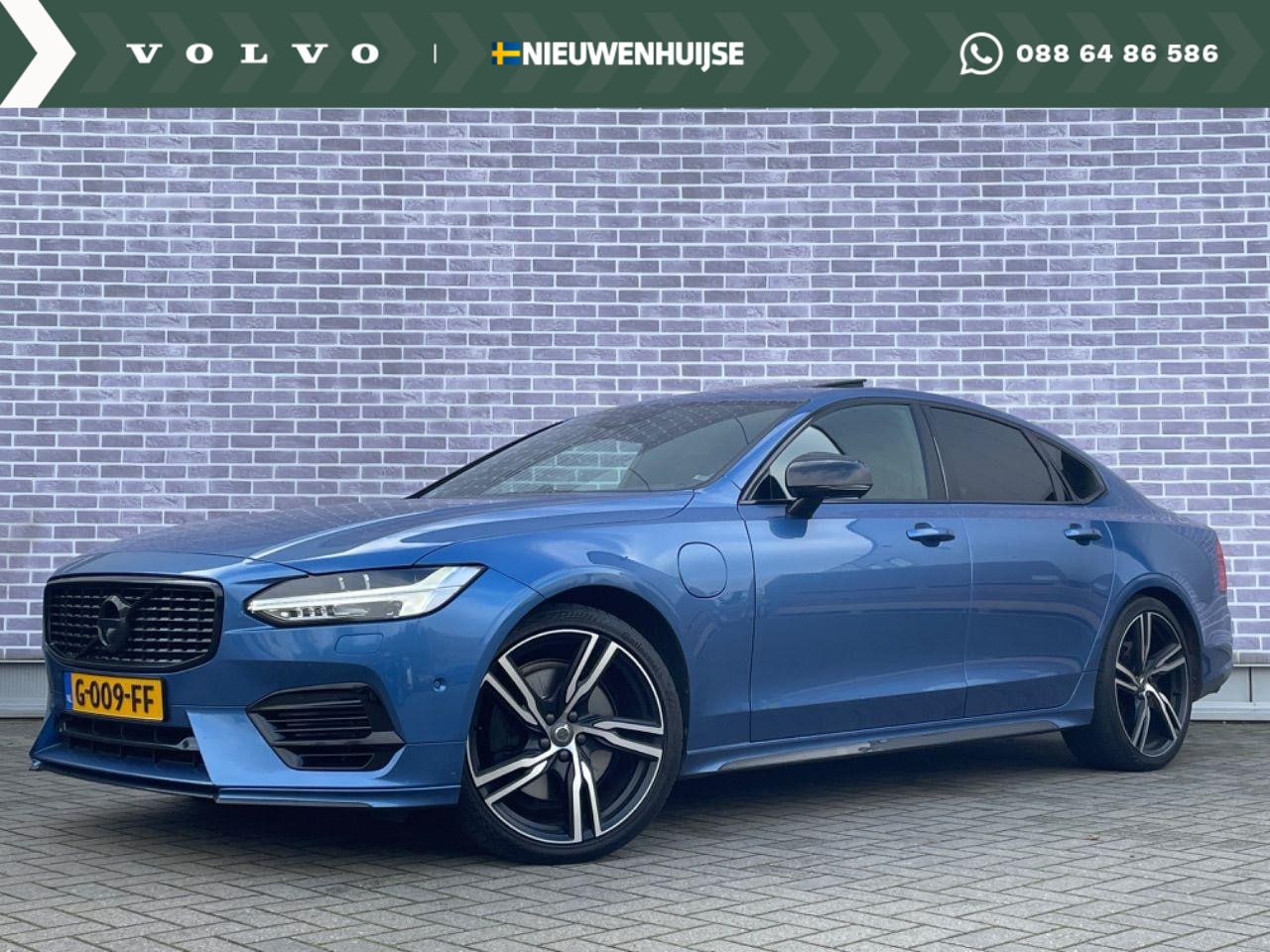 Volvo S90 - 2.0 T8 AWD R-Design | Full Option | Black Pack | Trekhaak | Bowers & Wilkins Audio | Poles - AutoWereld.nl