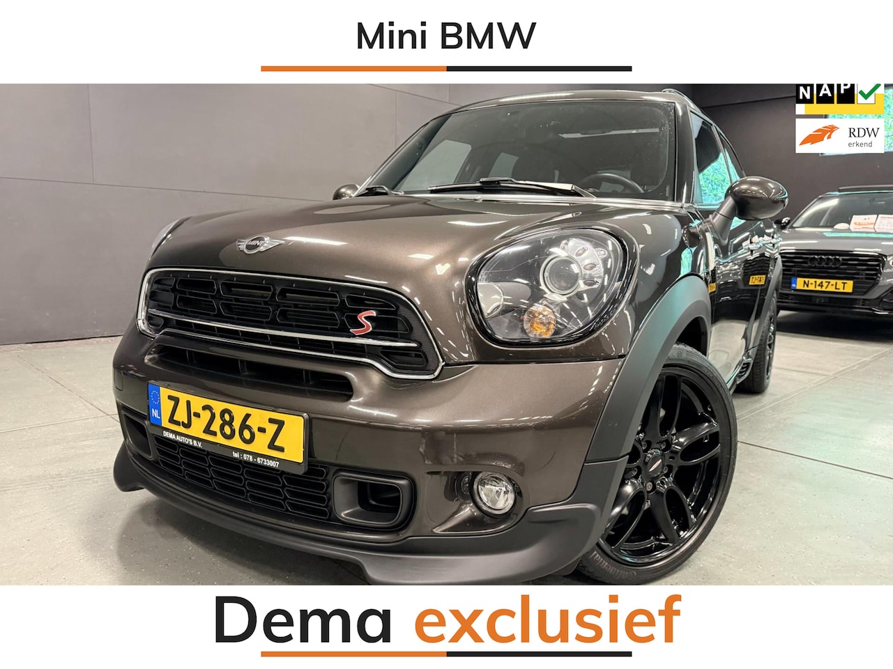 MINI Countryman - Mini 1.6 Cooper S Chili JCW 18'' PANO/XENON/NAVI/LEDER/ECC/PDC/CRUISE/// - AutoWereld.nl