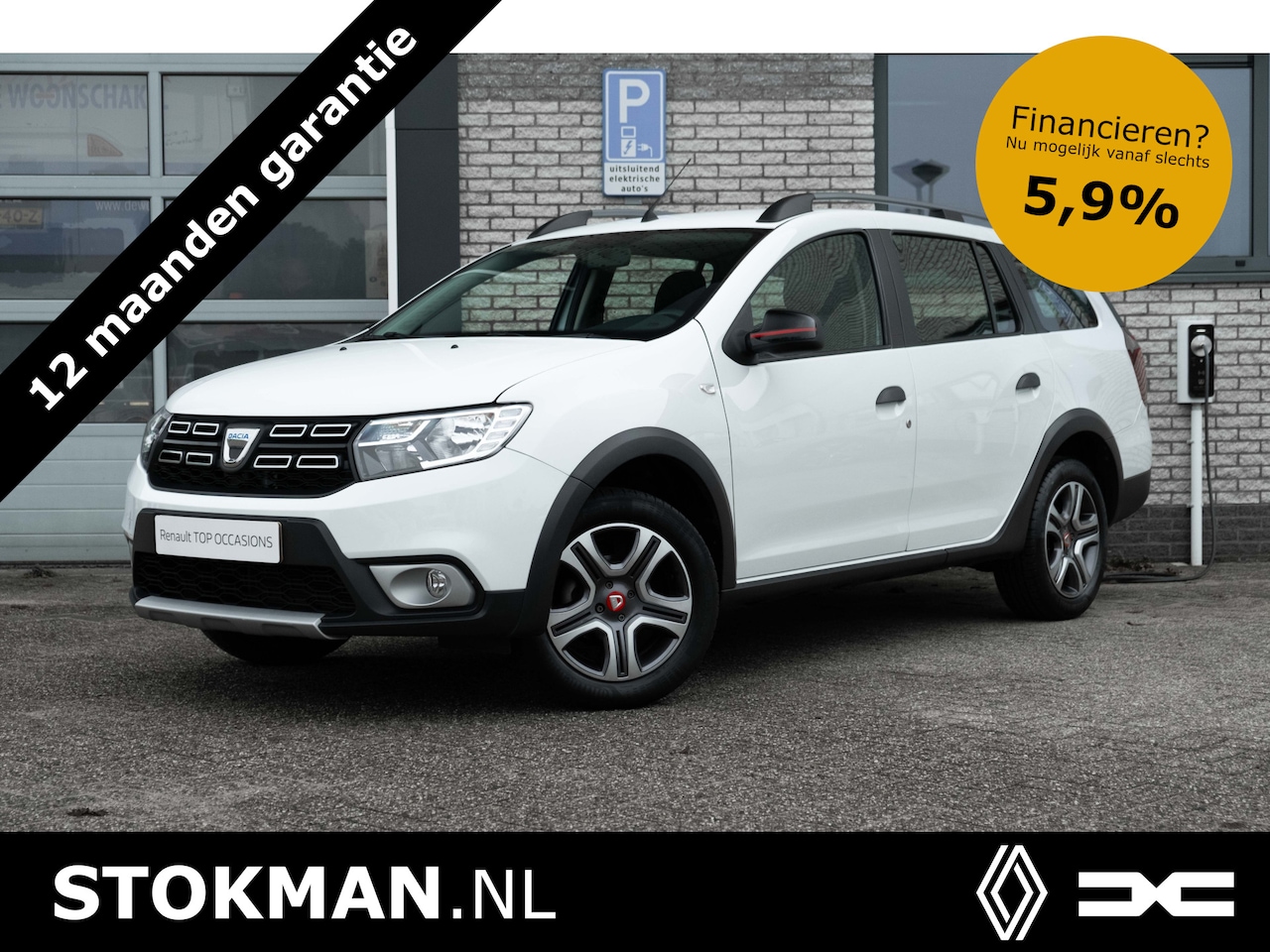 Dacia Logan MCV - 0.9 TCe Tech Road | Easy-R Automaat | airco | navigatie - AutoWereld.nl