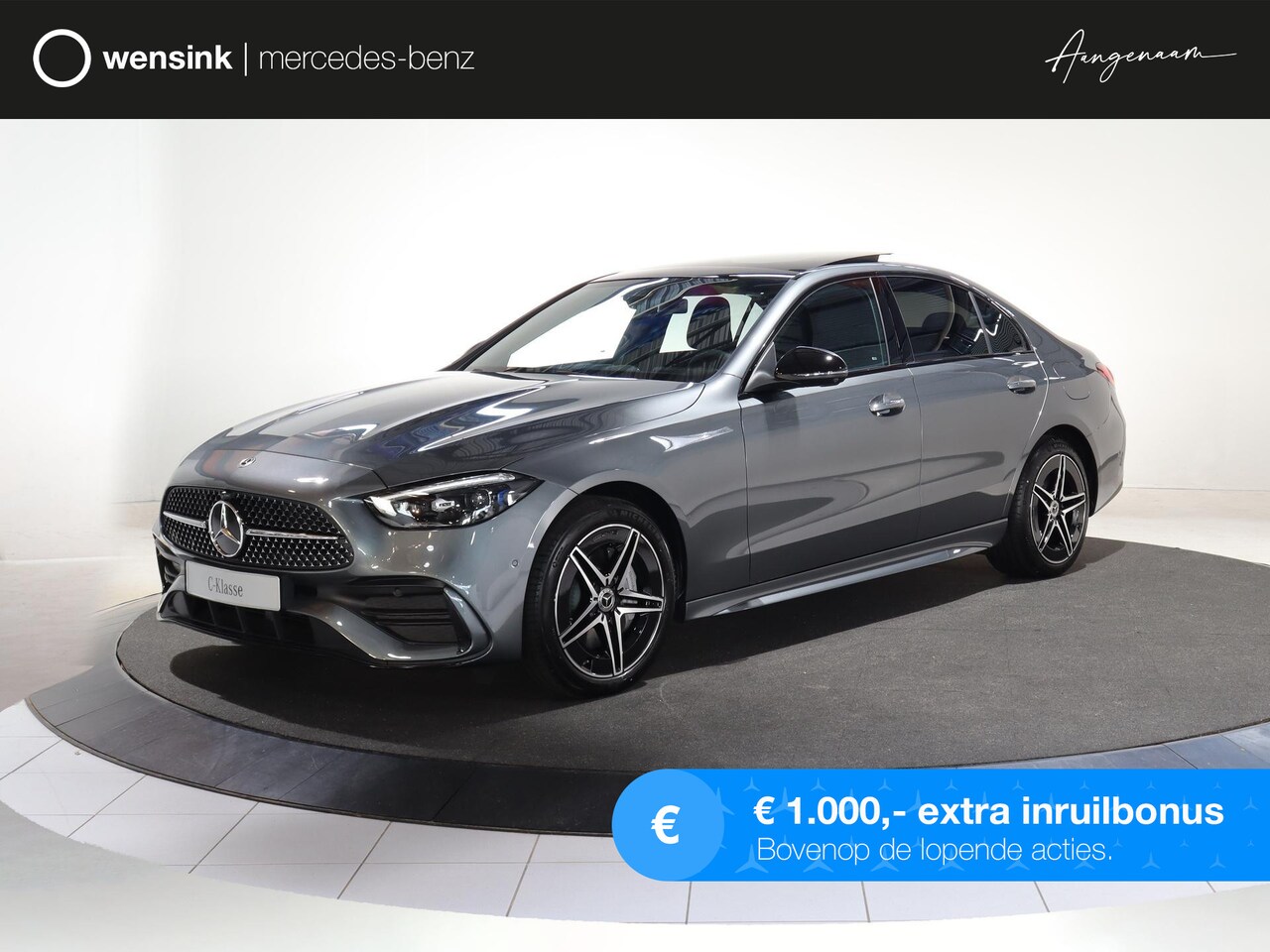 Mercedes-Benz C-klasse - 300 e AMG Line | Premium| Nightpakket | 360° camera | Digital Light | Sfeerverlichting | A - AutoWereld.nl