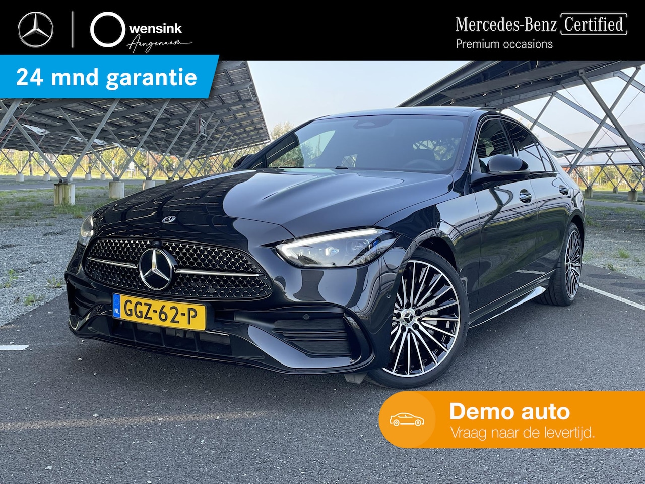 Mercedes-Benz C-klasse - 180 AMG Line | Night | Panoramadak | Memory stoelen | 360 camera | Sfeerverlichting | Digi - AutoWereld.nl