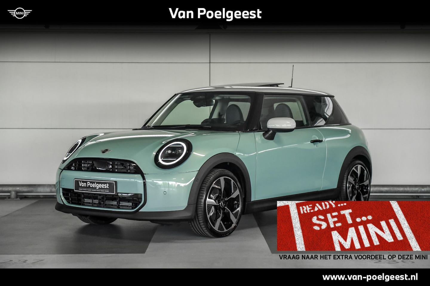 MINI Cooper - 1.5 Cooper C Classic | Pakket M | Dak en spiegelkappen in wit - AutoWereld.nl