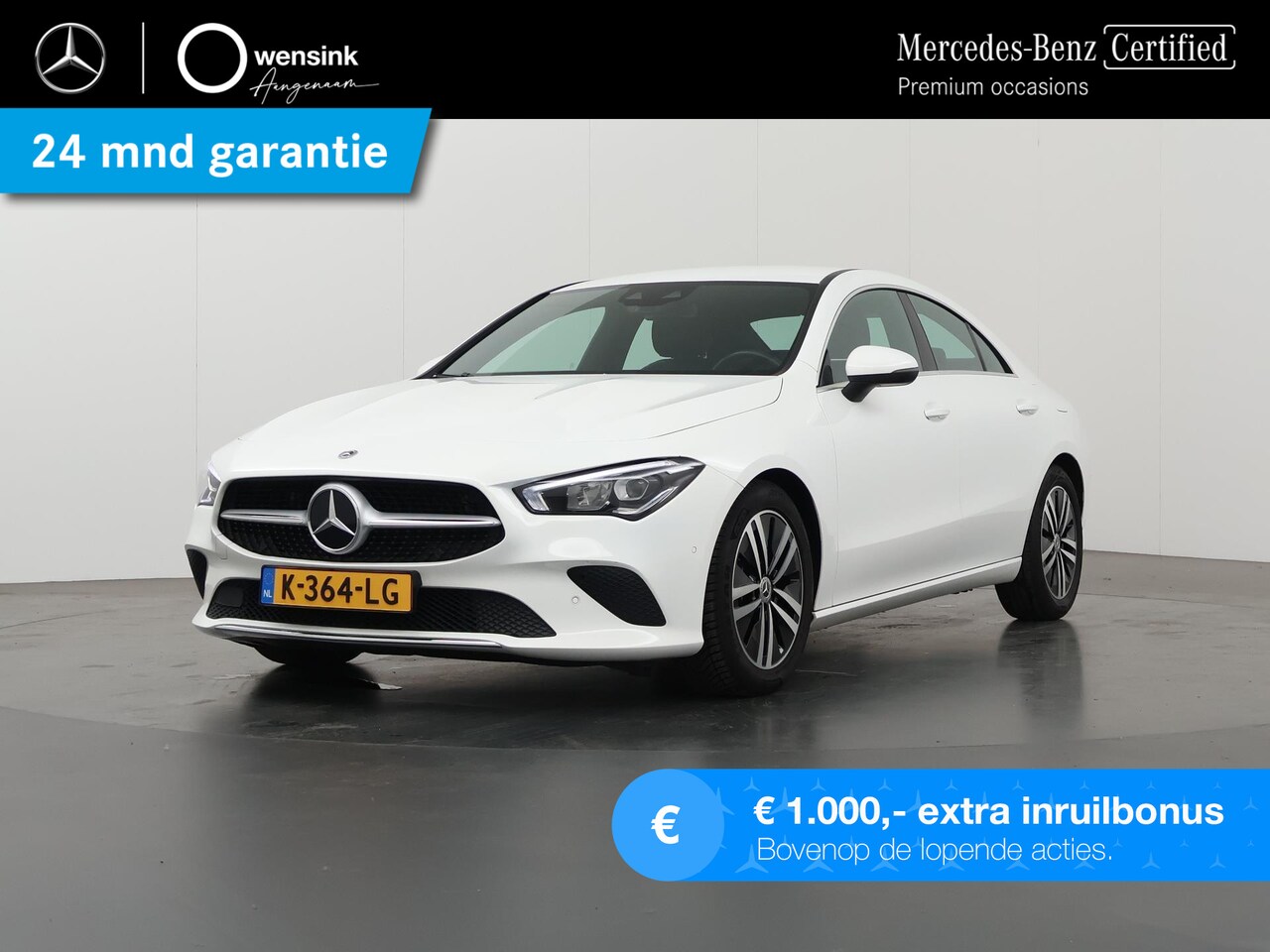 Mercedes-Benz CLA-Klasse - 180 Business Solution Luxury | Sfeerverlichting | Stoelverwarming | Achteruitrijcamera | L - AutoWereld.nl