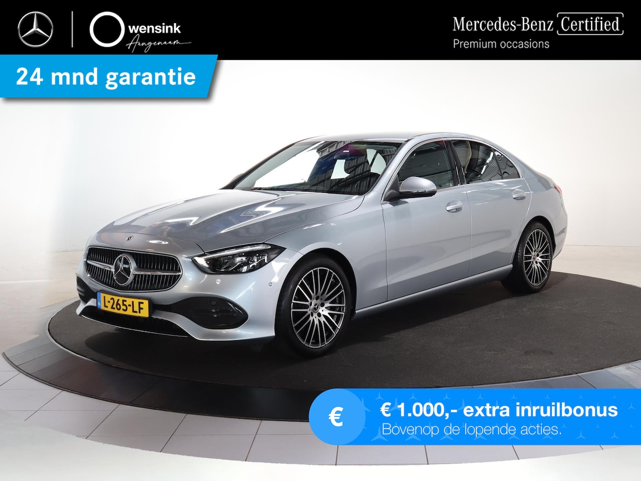 Mercedes-Benz C-klasse - 180 Luxury Line | Apple Carplay | Trekhaak | USB Pakket plus | Stoelverwarming | Sfeerverl - AutoWereld.nl