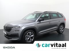 Skoda Kodiaq - 1.5 TSI Sportline Business 7p. | 150 PK | Stoelverwarming | Trekhaak | Navigatie | Half le