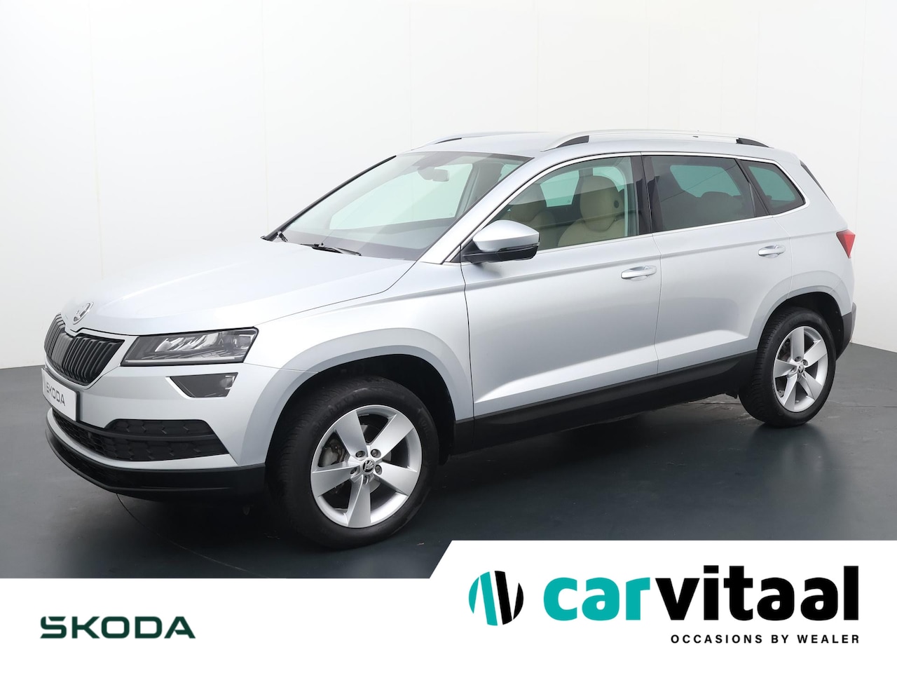 Skoda Karoq - 1.5 TSI ACT Ambition Business | 150 PK | Automaat | Lederen bekleding | Parkeersensoren | - AutoWereld.nl