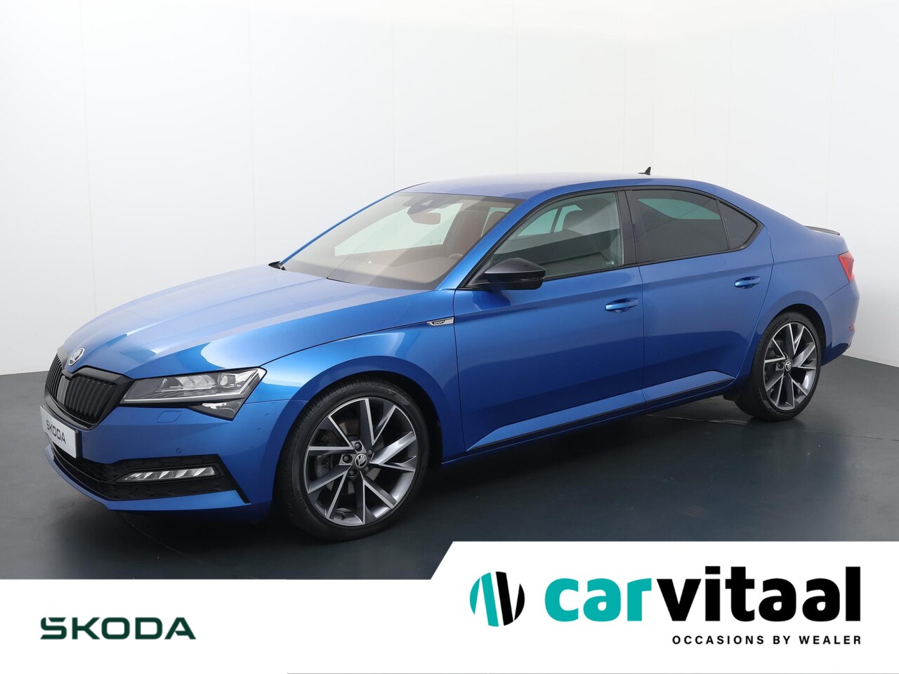 Skoda Superb - 1.5 TSI ACT Sportline Business | 150 PK | Automaat | Trekhaak | Elektrisch bedienbare acht - AutoWereld.nl