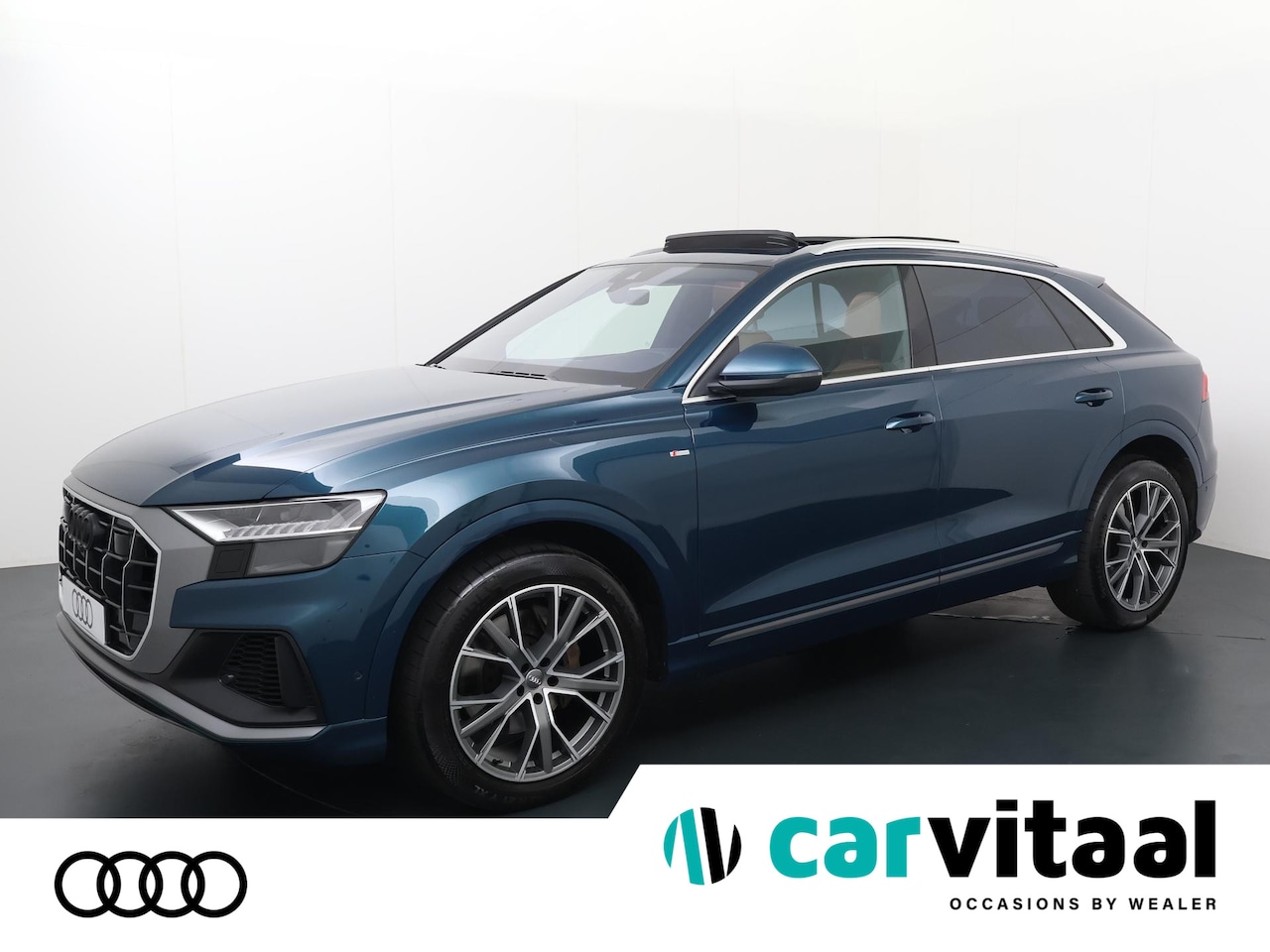 Audi Q8 - 55 TFSI quattro Pro Line Plus | 340 PK | Luchtvering  | S-Line exterieur | Dynamic steerin - AutoWereld.nl