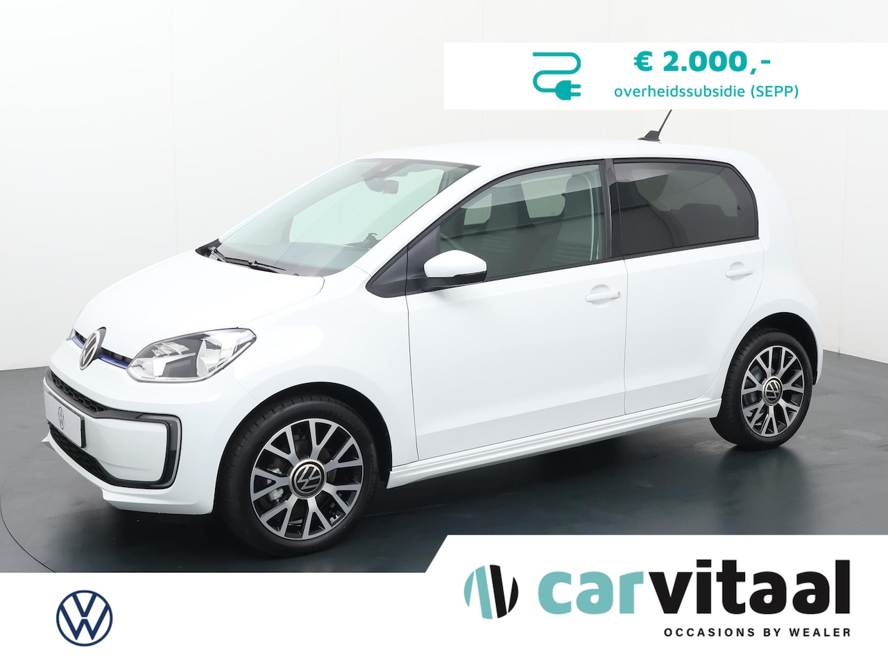 Volkswagen e-Up! - Edition | 83 PK | Achteruitrijcamera | Lichtmetalen velgen 16 "| Multifunctioneel lederen - AutoWereld.nl