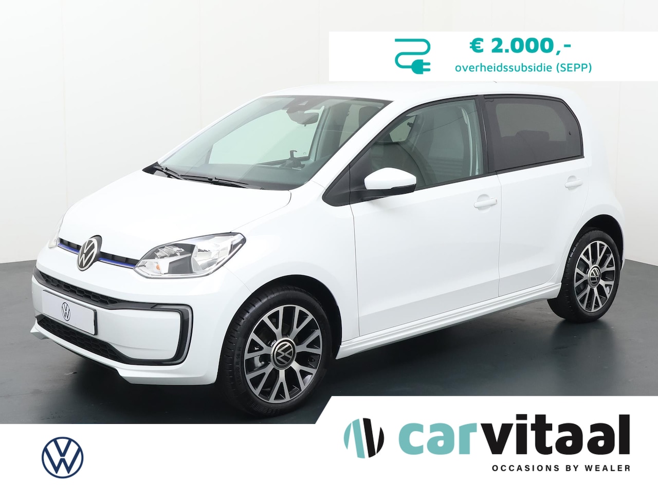 Volkswagen e-Up! - Edition | 83 PK | Achteruitrijcamera | Lichtmetalen velgen 16 "| Multifunctioneel lederen - AutoWereld.nl