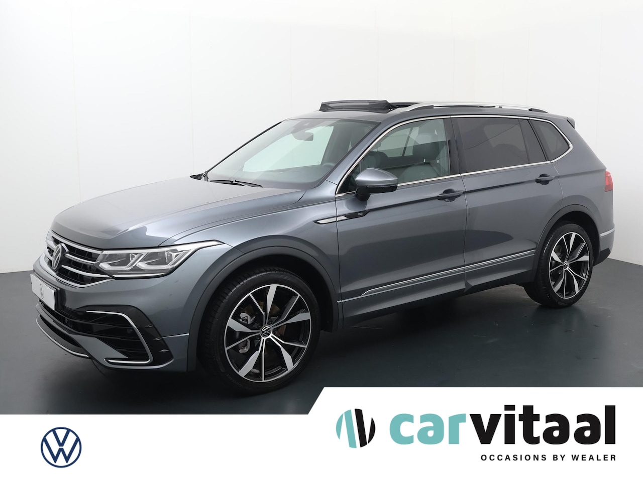 Volkswagen Tiguan Allspace - 1.5 TSI R-Line Business 7p. | 150 PK | Automaat | Trekhaak | Elektrisch bedienbaar panoram - AutoWereld.nl