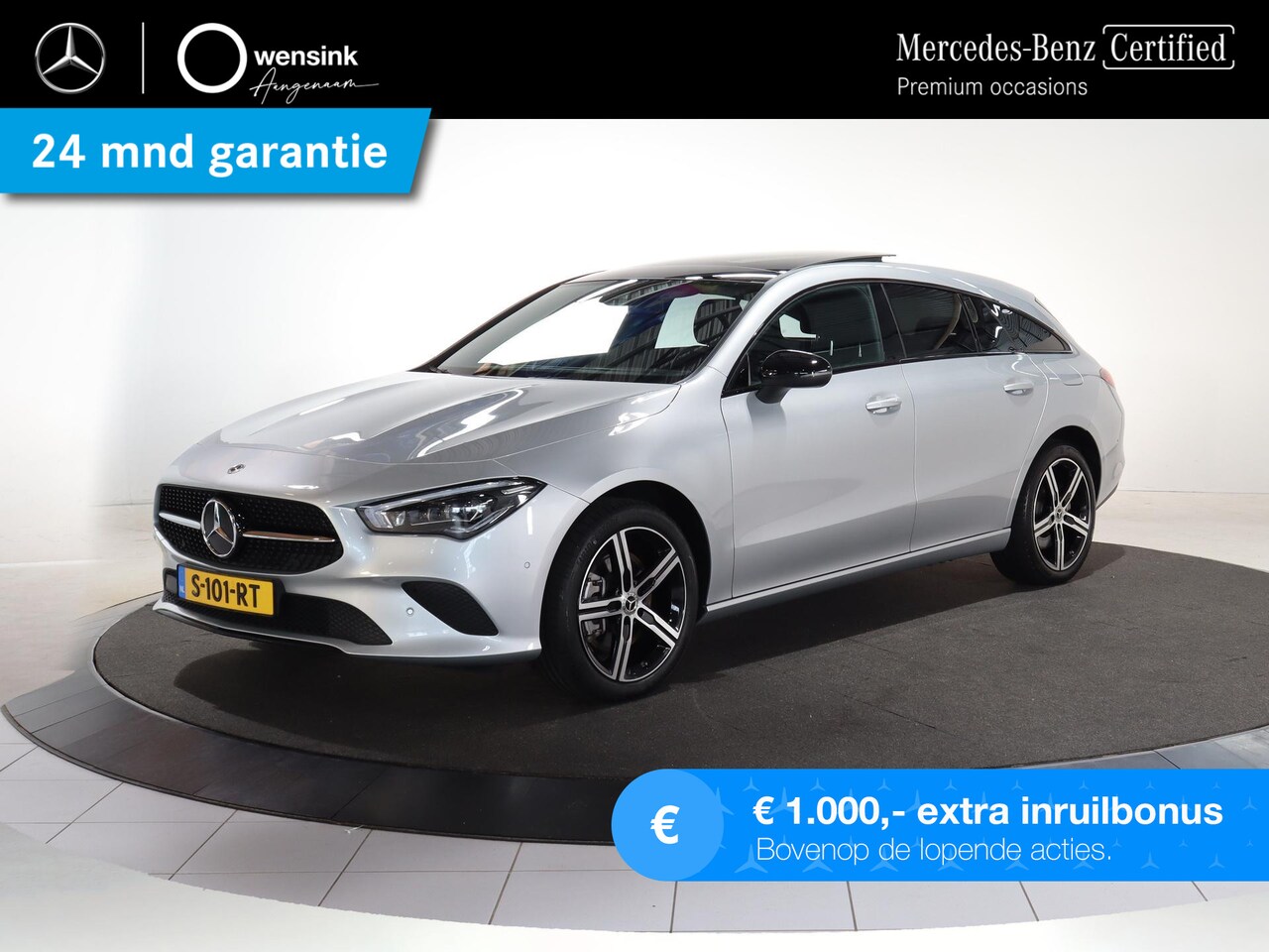 Mercedes-Benz CLA-klasse Shooting Brake - 250 e Luxury | Panorama-schuifdak | MultiBeam LED | Trekhaak | Achteruitrijcamera | Stoelv - AutoWereld.nl