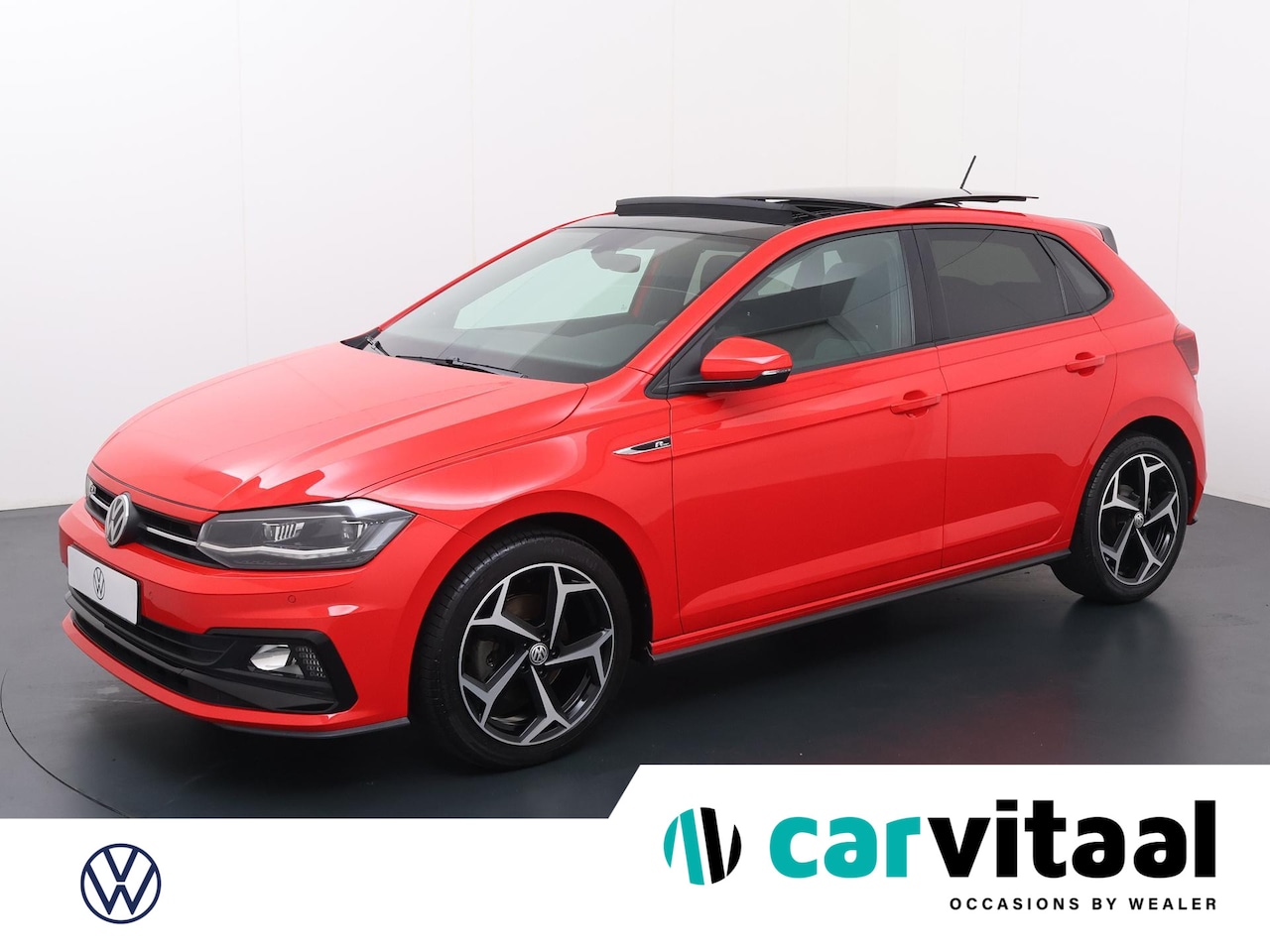 Volkswagen Polo - 1.0 TSI Highline | 115 PK | R-Line exterieur | Elektrisch bedienbaar panoramadak | LED ver - AutoWereld.nl