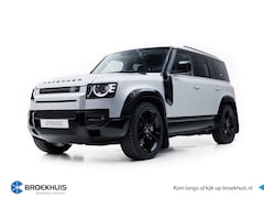 Land Rover Defender 110 - 6 Cilinder P400 First Edition | Pano | El trekhaak | Black Pack | 22 Inch | Meridian Audio