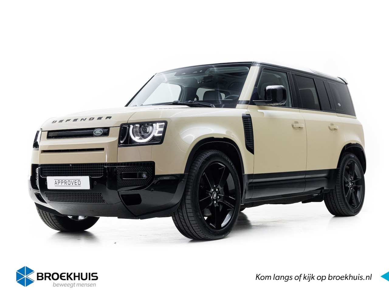 Land Rover Defender 110 - 6 Cilinder P400 First Edition | Full wrap | 22 Inch | Pano | EL. trekhaak | Meridian | Luc - AutoWereld.nl