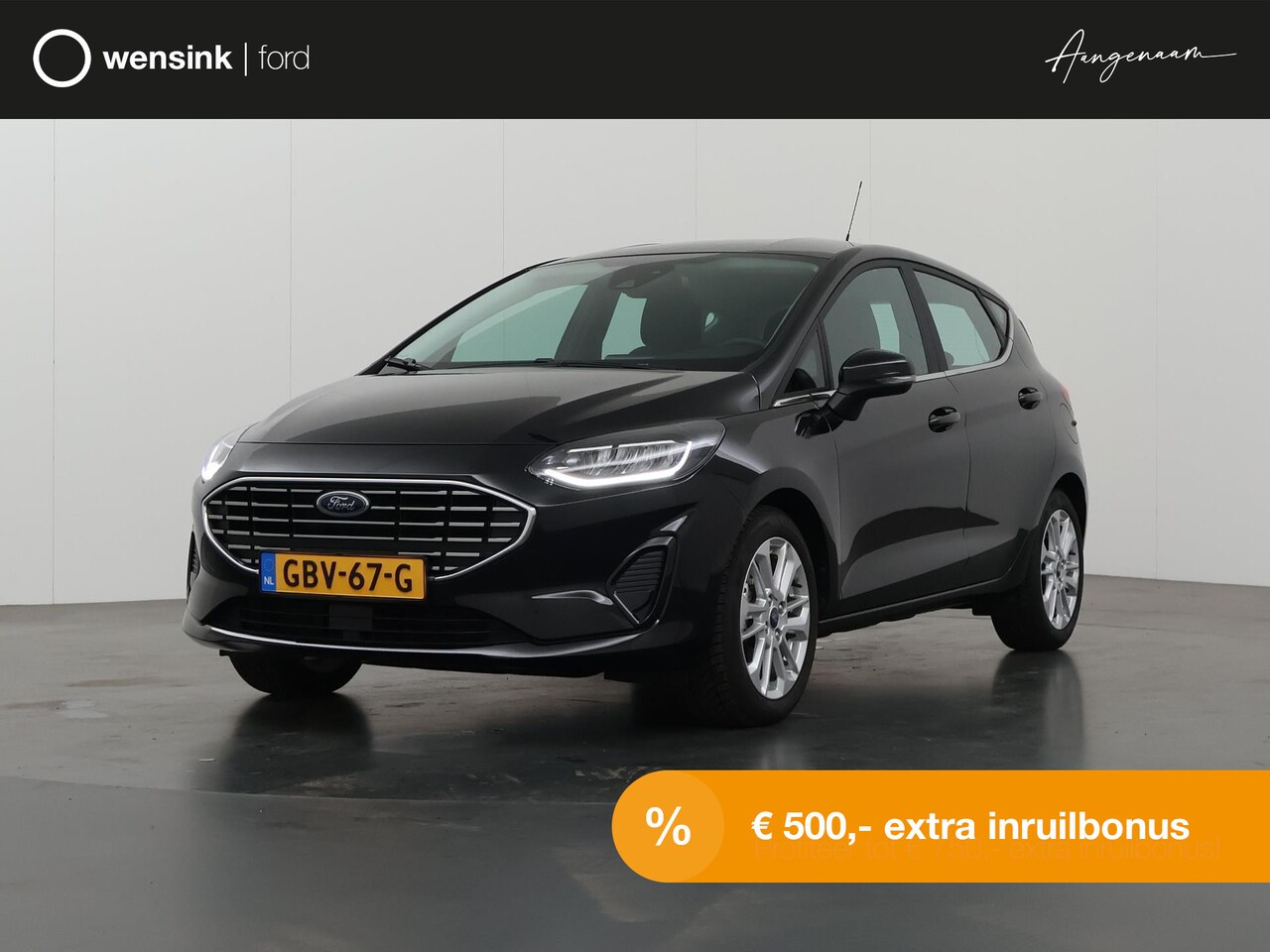 Ford Fiesta - 1.0 EcoBoost Hybrid Titanium | Automaat | Adaptive Cruise Control | Winterpack | Carplay/A - AutoWereld.nl