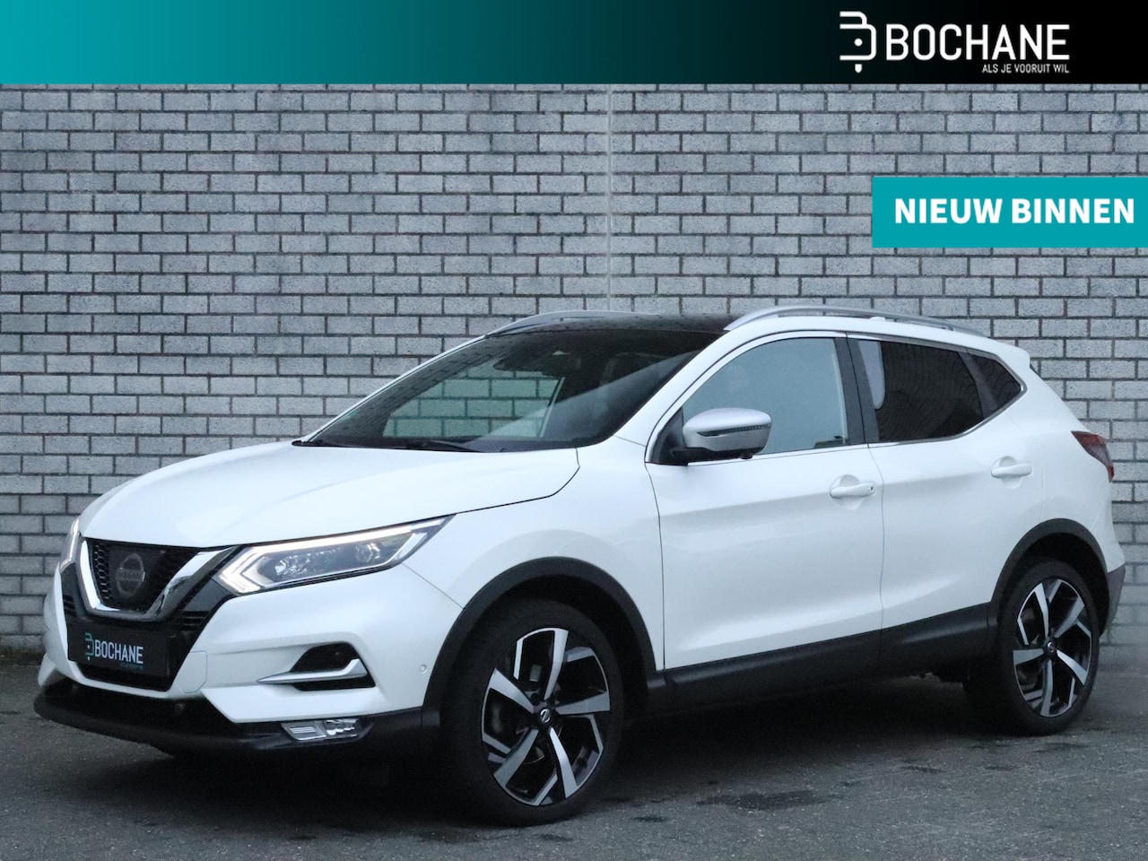 Nissan Qashqai - 1.2 Tekna + | Panoramadak | Stoelverwarming | 360° Camera | BOSE Audiosysteem | - AutoWereld.nl