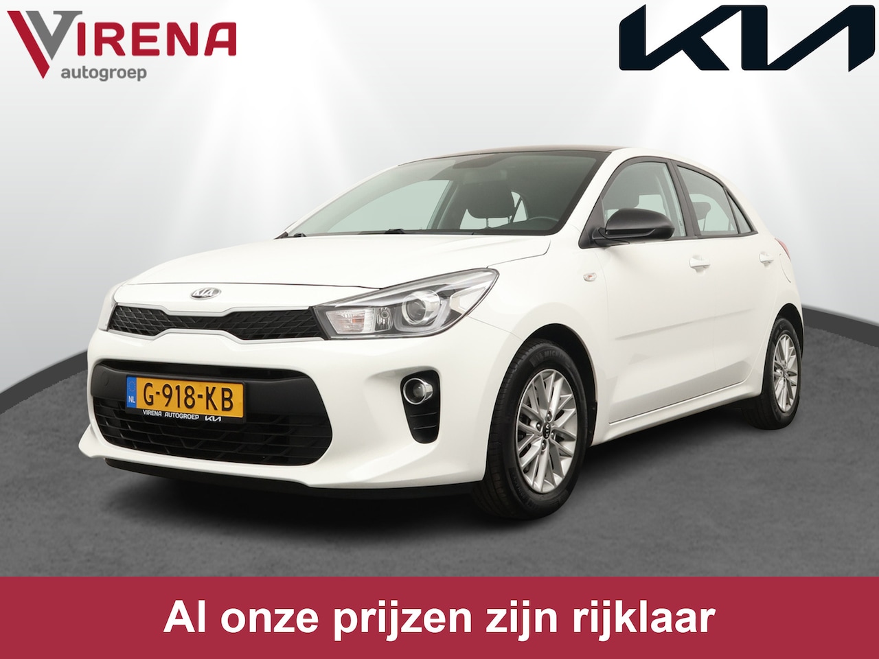 Kia Rio - 1.0 TGDI DynamicLine - Achteruitrij camera - Cruise control - Navigatie - Bluetooth - Park - AutoWereld.nl