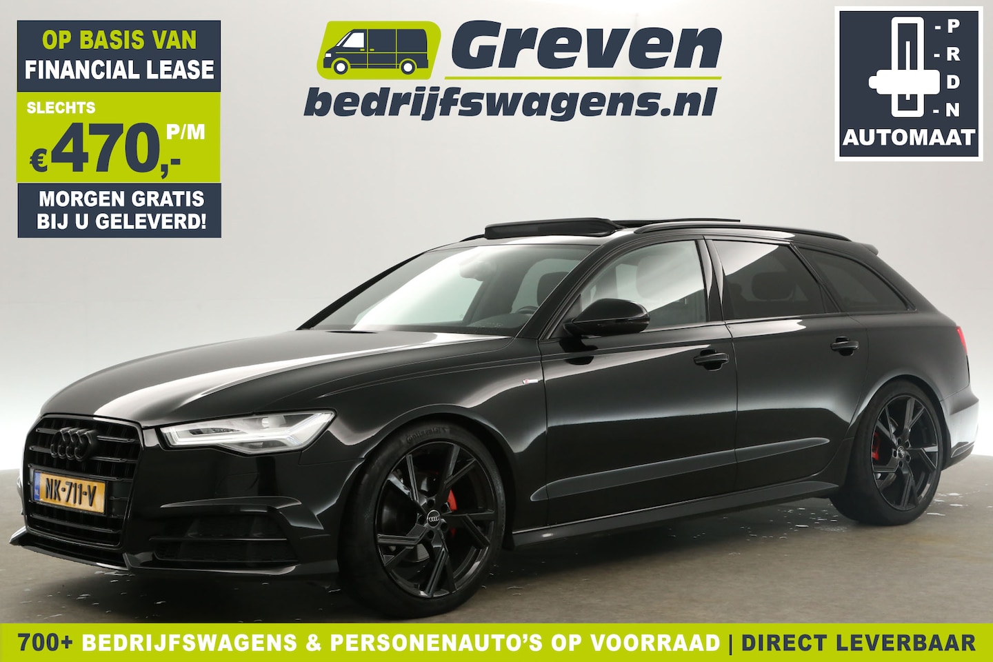 Audi A6 - 2.0 TDI S-line Black Edition 191PK Automaat LED Pano Clima Cruise 20"LMV Navi PDC Stoelver - AutoWereld.nl