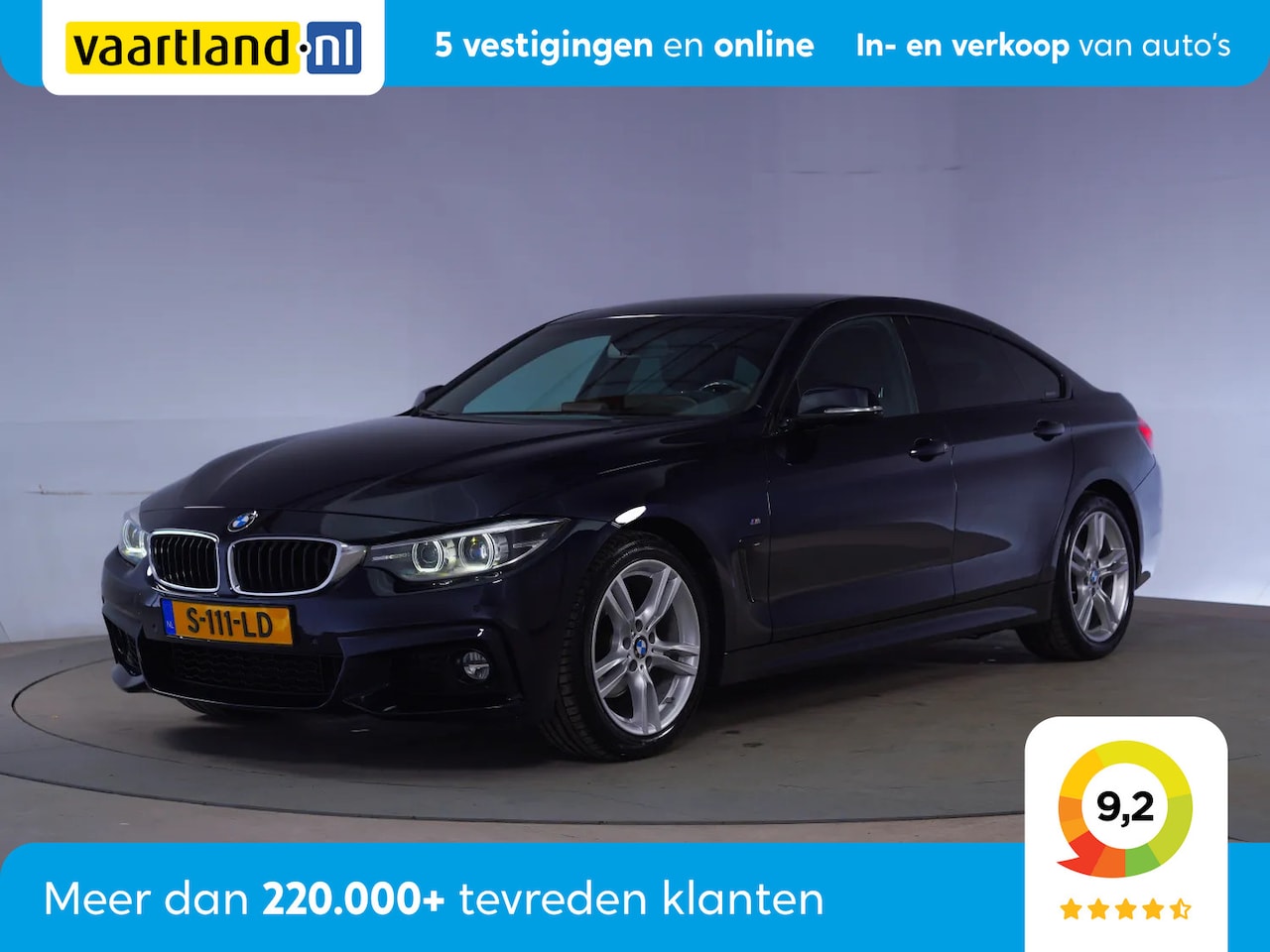 BMW 4-serie Gran Coupé - 420i M-sport High Executive [ Cruise Stoelverwarming PDC ] - AutoWereld.nl