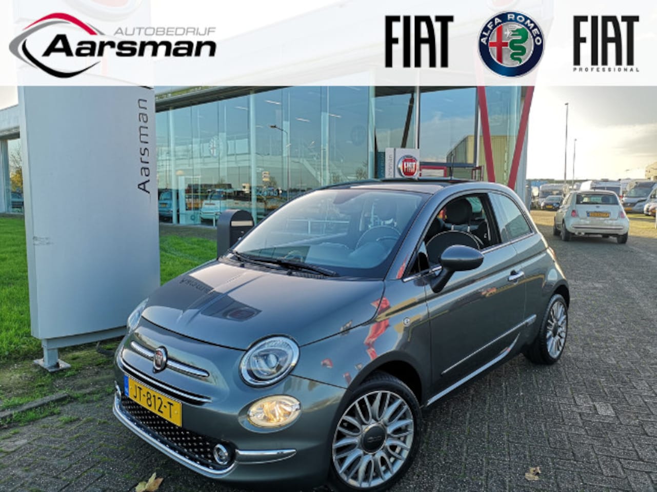 Fiat 500 - 0.9 TwinAir Turbo Lounge | Navi | Climate control | Parkeersensoren - AutoWereld.nl