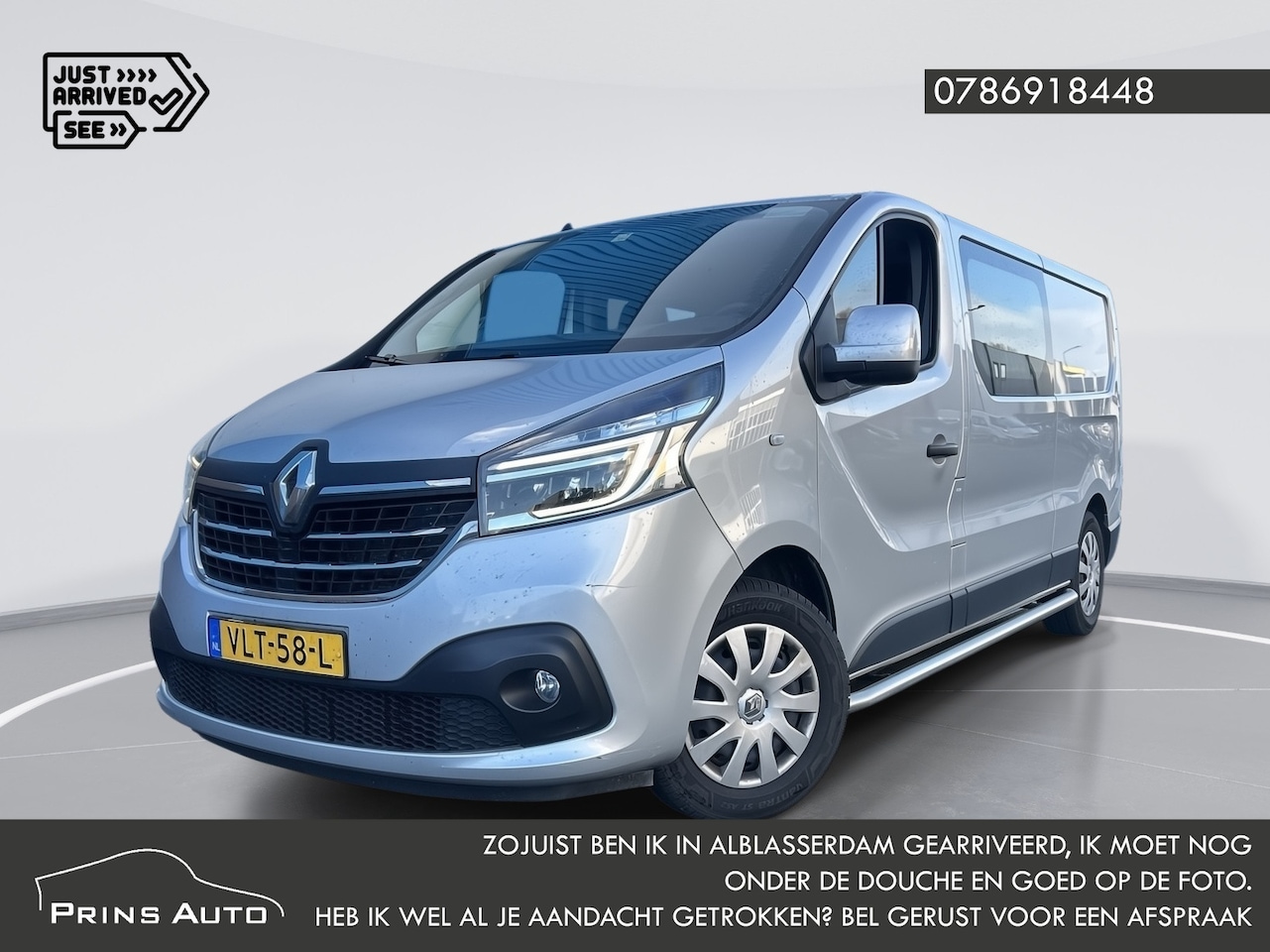 Renault Trafic - 2.0 dCi 120 T29 L2H1 DC Work Edition |SIDEBARS|TREKHAAK|BETIMMERING|CRUISE|NAVI| - AutoWereld.nl