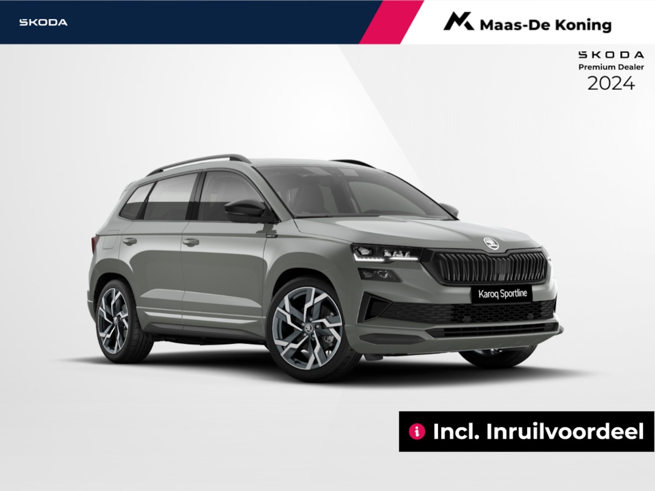 Skoda Karoq - Sportline Business 1.5 110 kW / 150 pk TSI SUV 7 v ersn. DSG | Travel Assist | 19'' lichtm - AutoWereld.nl