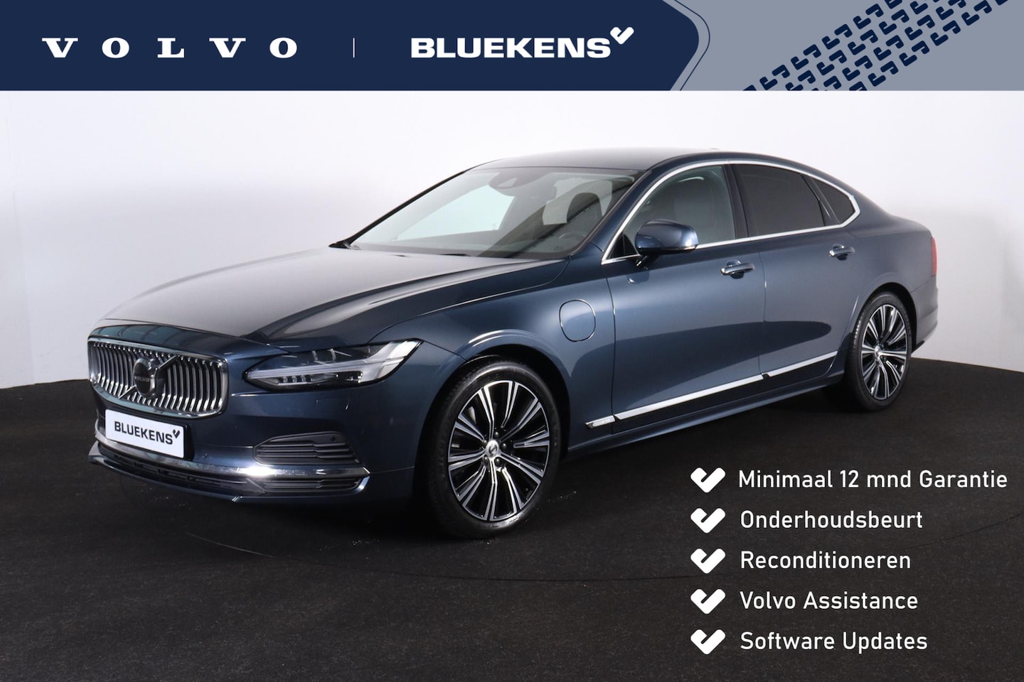 Volvo S90 - T8 AWD Inscription Exclusive - IntelliSafe Assist & Surround - Adaptieve LED koplampen - H - AutoWereld.nl