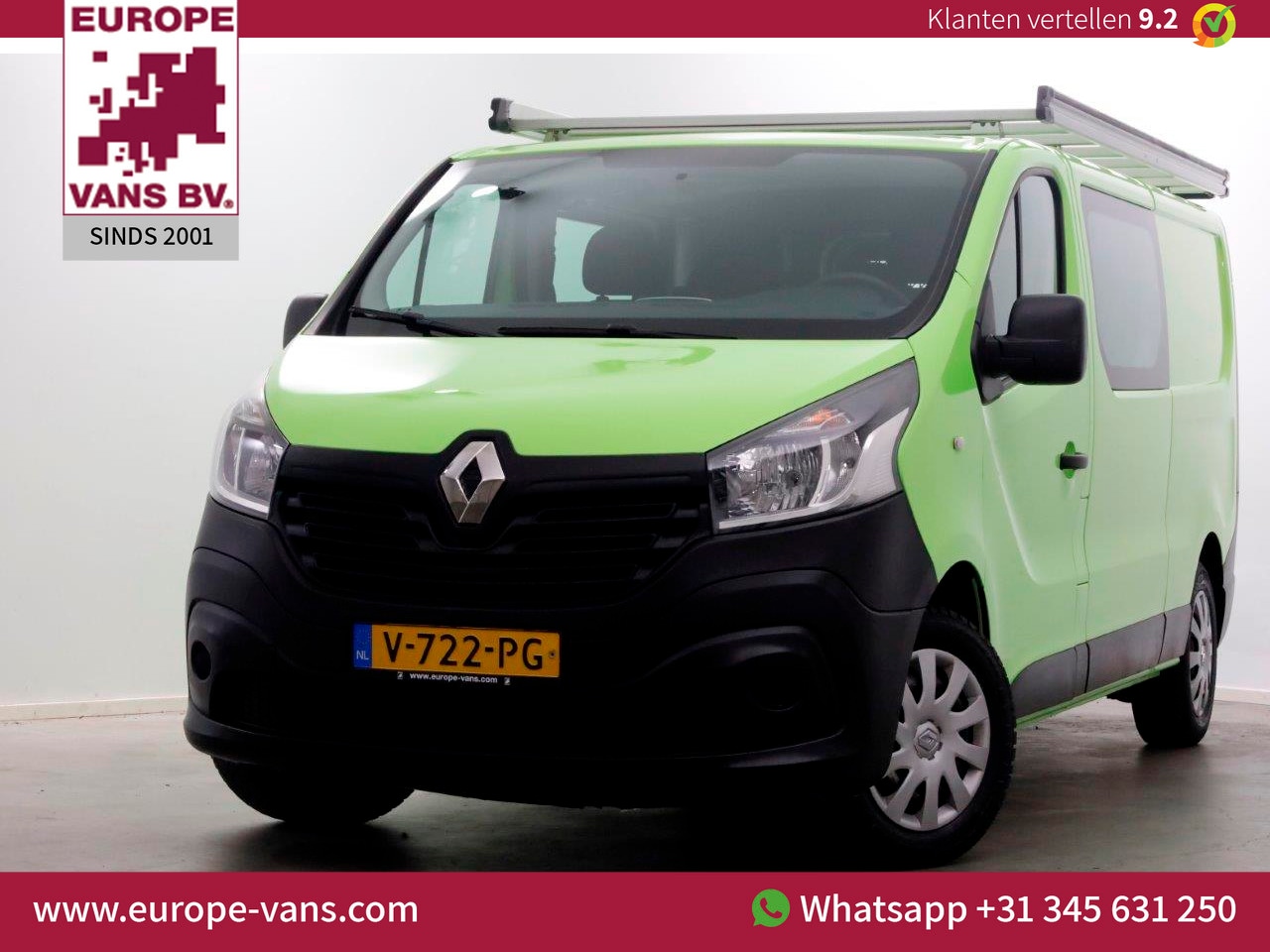 Renault Trafic - 1.6 dCi L2H1 D.C. Comfort Airco/Navi 05-2018 - AutoWereld.nl