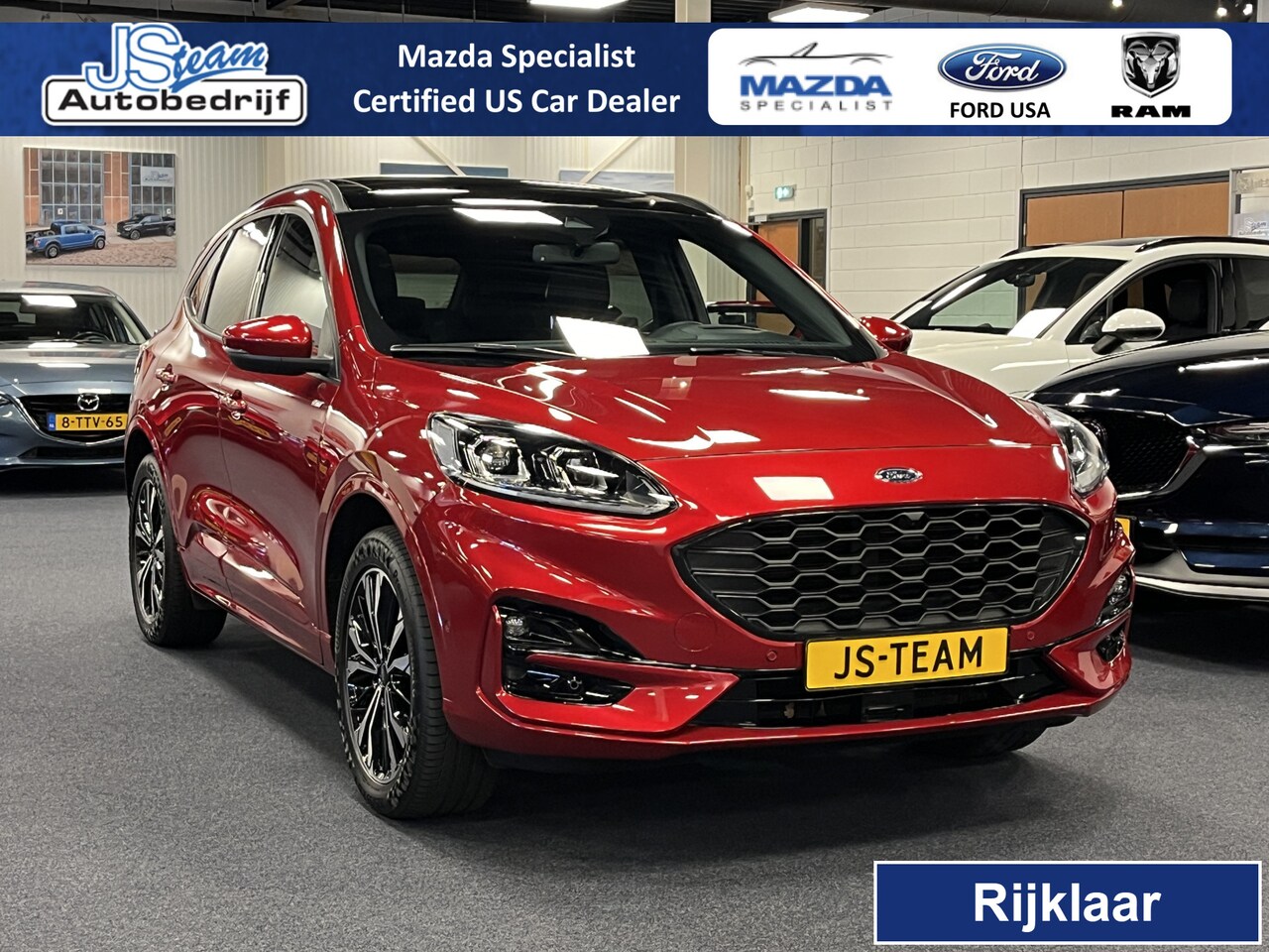 Ford Kuga - 2.5 PHEV ST-Line X 225PK Automaat | B&O | Panodak | Trekhaak | Fabrieksgarantie TOT 08-202 - AutoWereld.nl