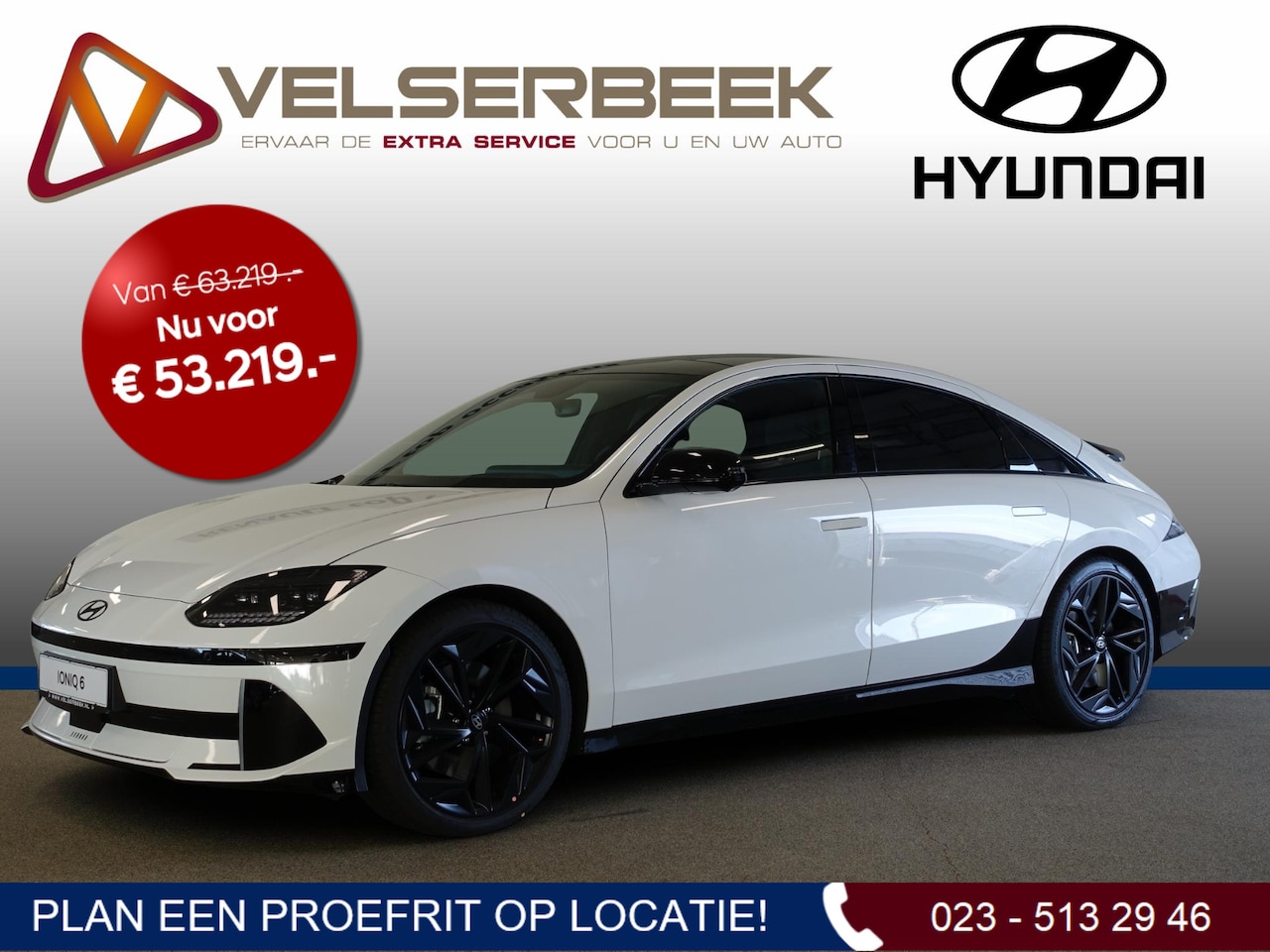 Hyundai IONIQ 6 - Lounge AWD 77 kWh * NIEUW / DIRECT RIJDEN * - AutoWereld.nl