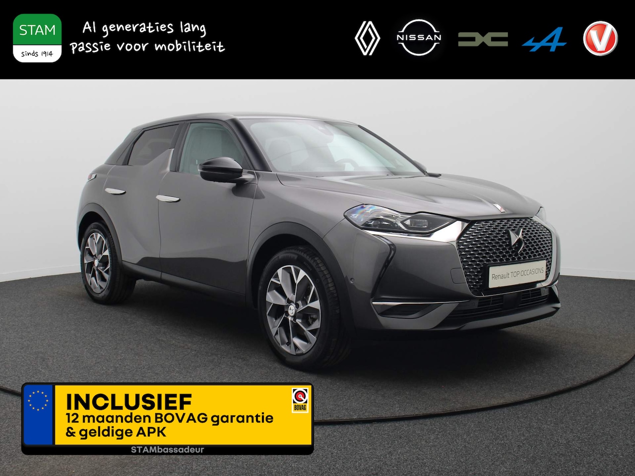 DS 3 Crossback - E-Tense Rivoli 50 kWh Camera | Climate | Dodehoeksensoren | Navi | Snel laden - AutoWereld.nl