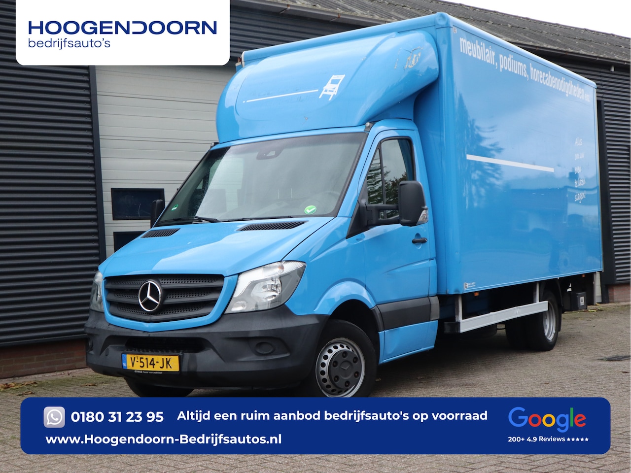 Mercedes-Benz Sprinter - 516 EURO 6 Automaat Bakwagen - Dhollandia - Clima - AutoWereld.nl