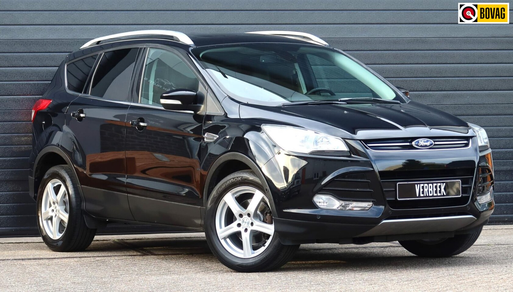 Ford Kuga - 1.6 Titanium Pano/Navi/Clima/Leder/Trekhaak - AutoWereld.nl