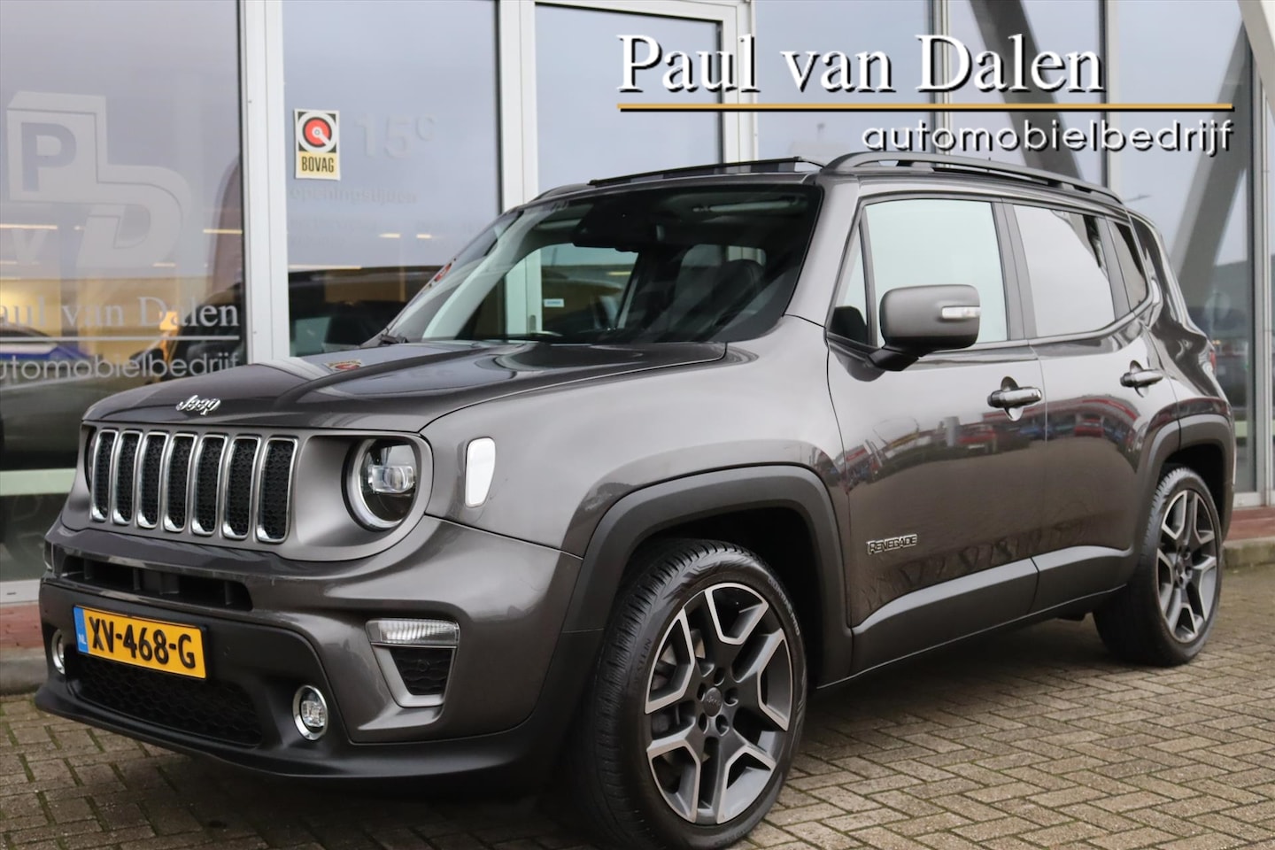 Jeep Renegade - 1.3T 150PK AUTOMAAT FREEDOM Panodak | Navi | Adapt.Cruise | Trekhaak | Leer | Dodehoek | K - AutoWereld.nl