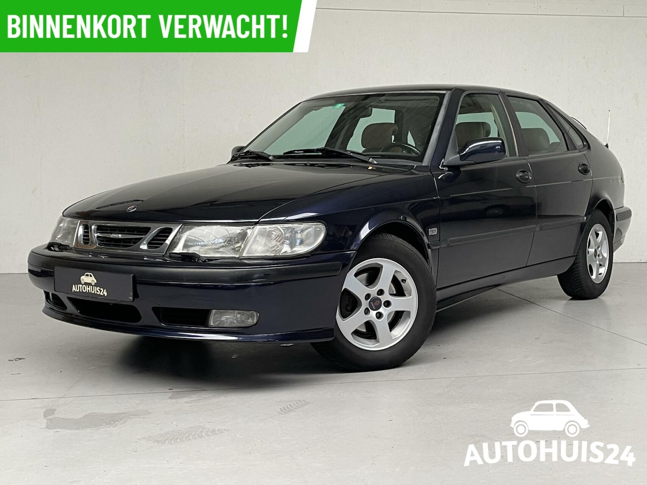 Saab 9-3 - 2.0t SE AUTOMAAT Midnight Blue DAKJE - AutoWereld.nl