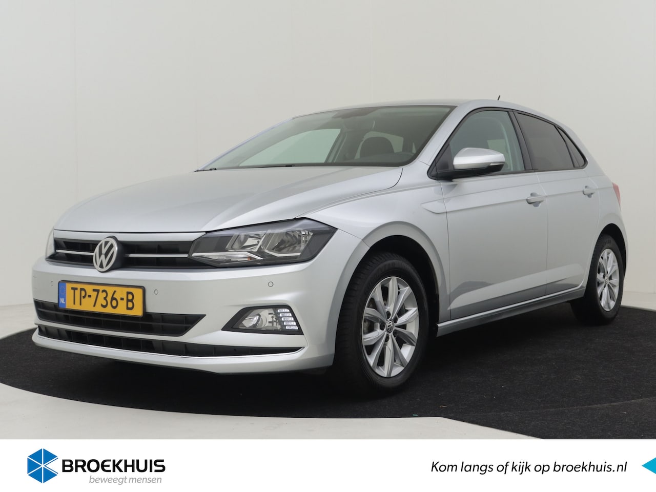 Volkswagen Polo - 1.0 TSI 96pk Highline DSG/Automaat | Adaptive cruise control | Parkeersensoren v+a | Navig - AutoWereld.nl