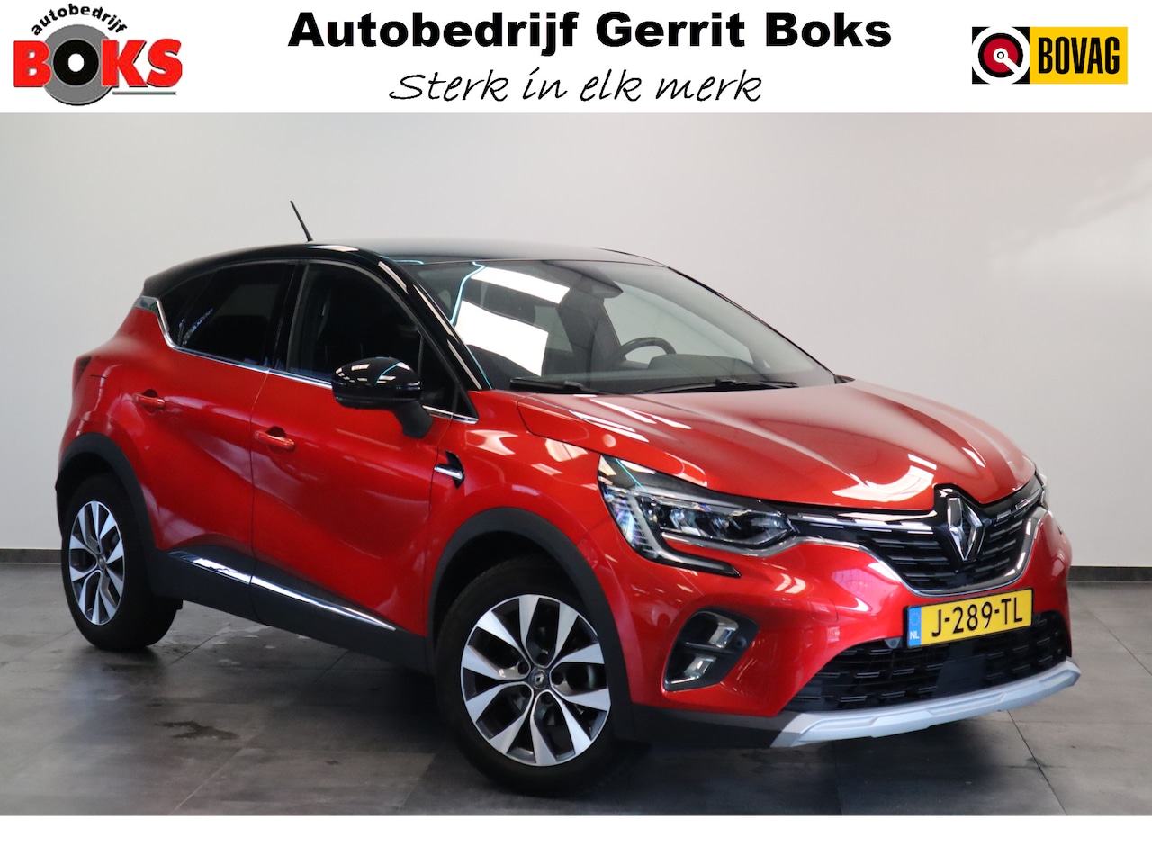 Renault Captur - 1.3 TCe 130 Intens Automaat 130PK Navigatie Cruise Control Two tone lak,17LMV All season. - AutoWereld.nl