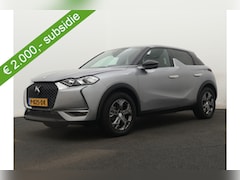 DS 3 Crossback - E-Tense Bastille 50 kWh 100%EV € 2.000 Subsidie / Cruise ctr. / Lm velg. / Airco-ecc./ Nav