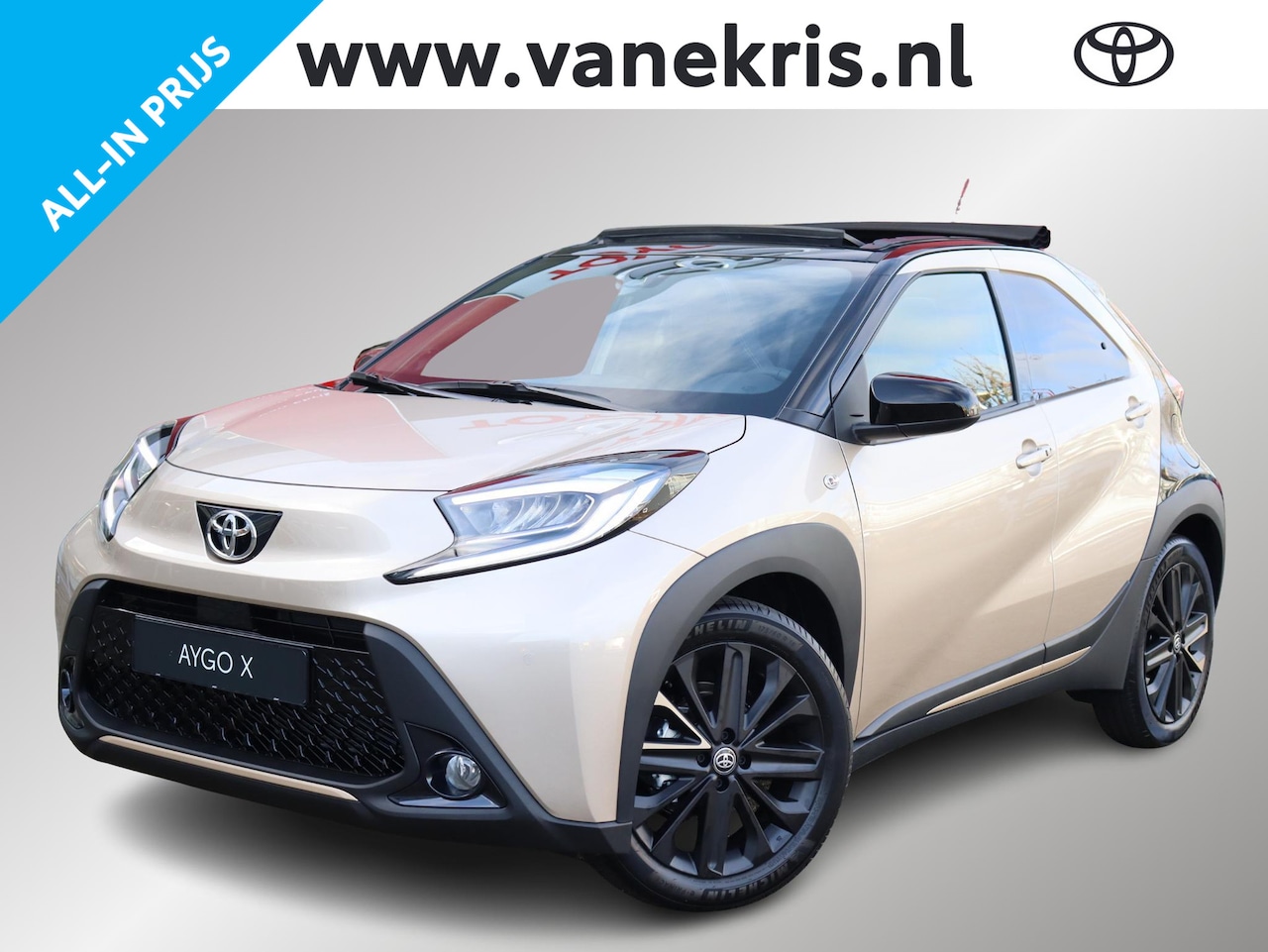 Toyota Aygo X - 1.0 VVT-i MT Premium 1.0 VVT-i MT Premium, Cabrio - AutoWereld.nl