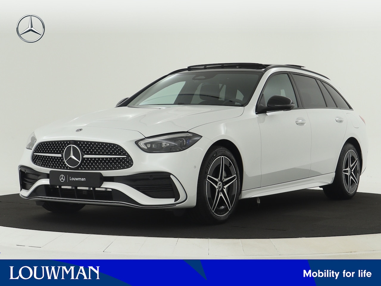 Mercedes-Benz C-klasse Estate - 300 e Star Edition AMG Line Plus | Nightpakket | Parkeerpakket met 360°-camera | KEYLESS G - AutoWereld.nl