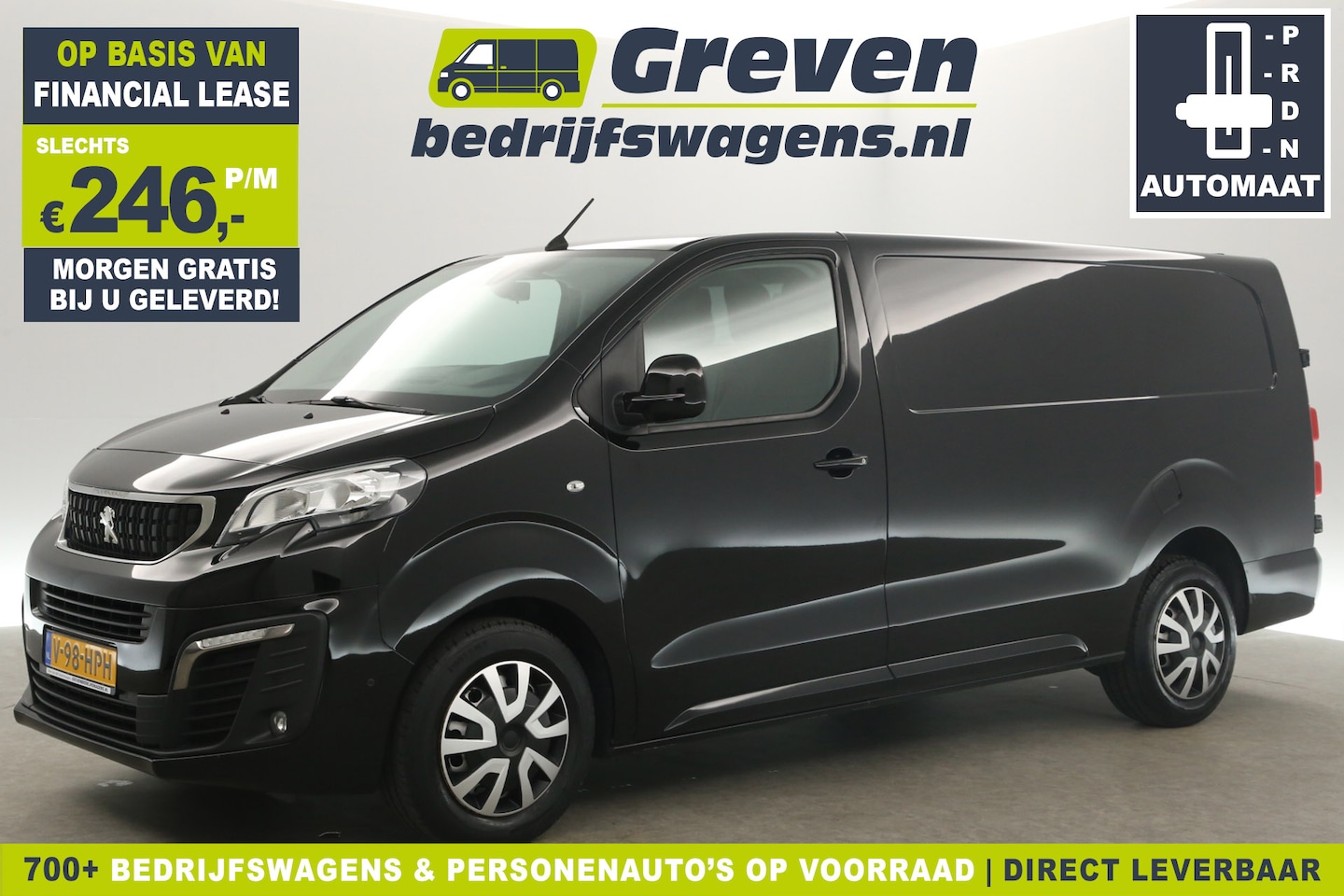 Peugeot Expert - 2.0 BlueHDI L3H1 177PK Automaat Oprijplaat Airco Camera Cruise Carplay PDC 3 Persoons LED - AutoWereld.nl