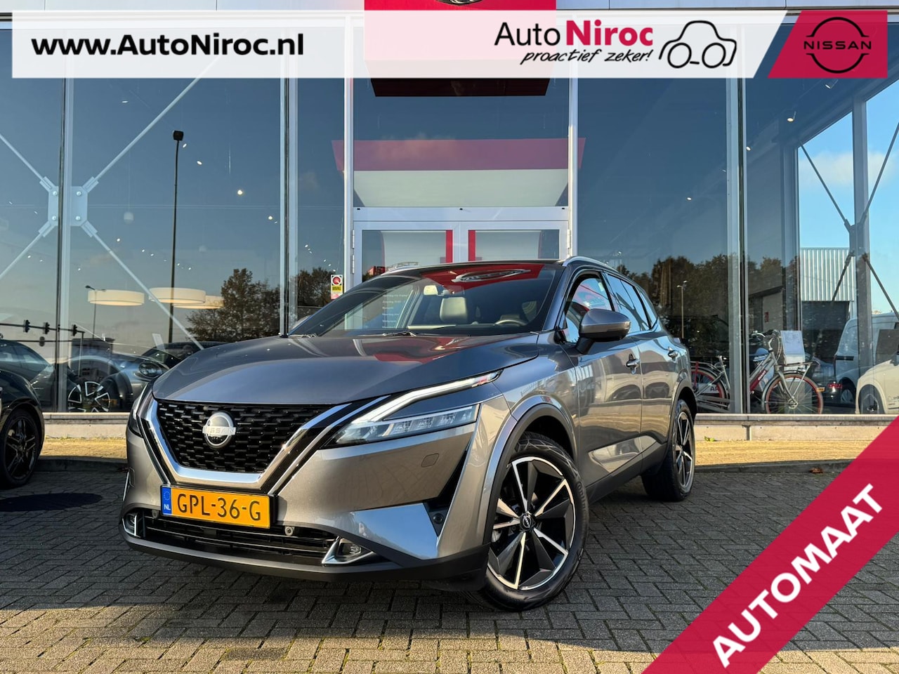 Nissan Qashqai - 1.3 MHEV Xtronic Tekna Plus | RONDOMZICHT CAMERA | PANORAMADAK | COLD PACK | - AutoWereld.nl